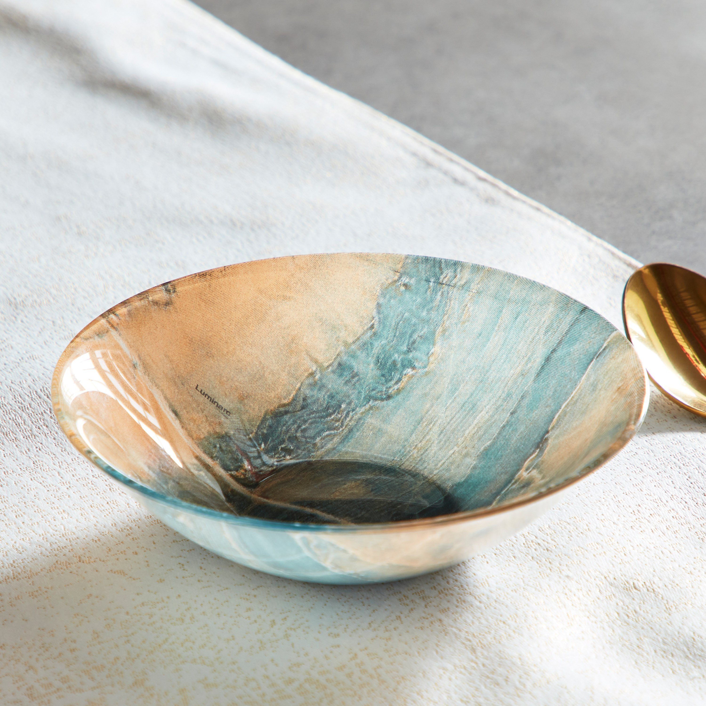 Luminarc Glass Graniteli Cereal Bowl - 17 cm-hbxdecorandfurnishings-tabletop-crockery-image-1