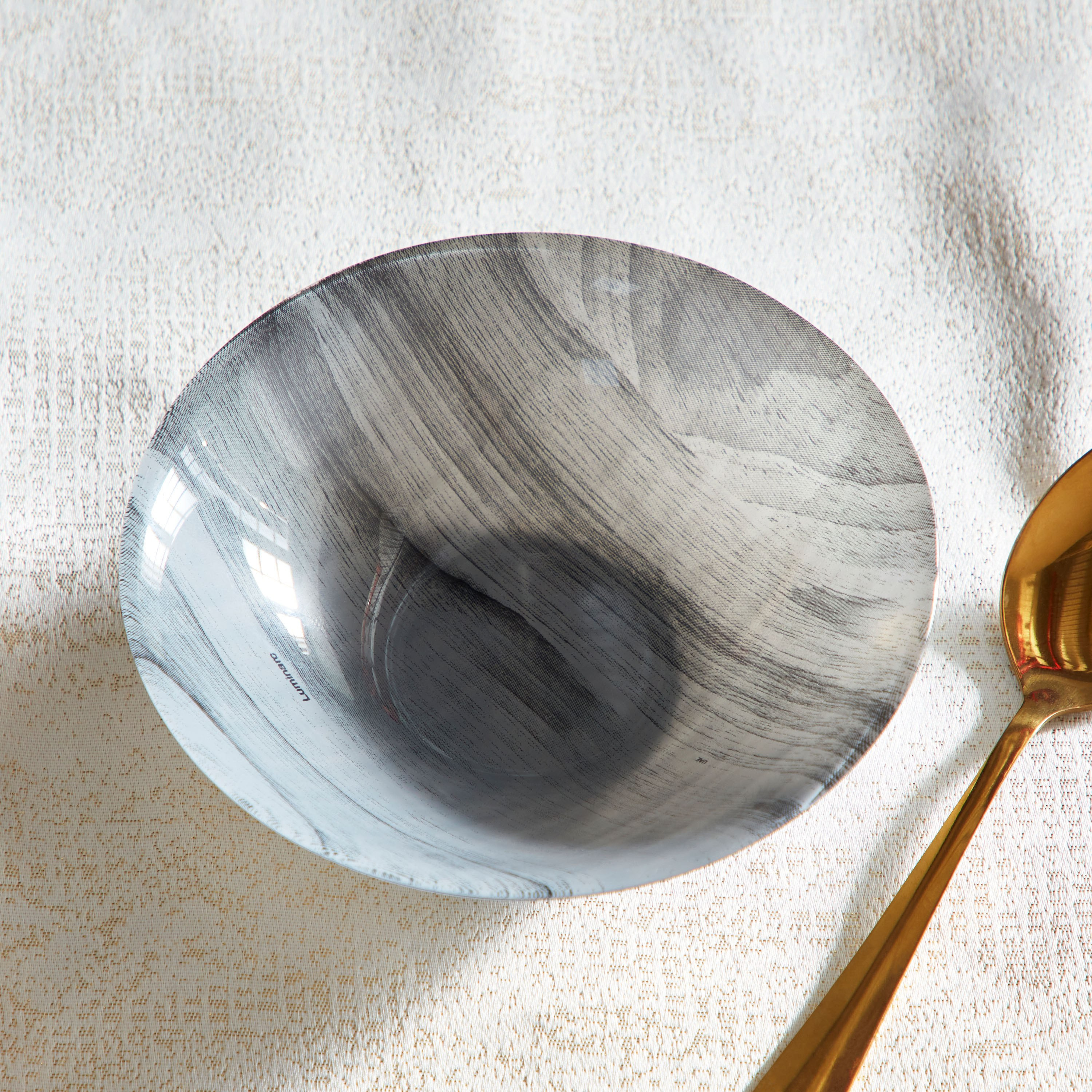 Luminarc Glass Wood Cereal Bowl - 17 cm-hbxdecorandfurnishings-tabletop-crockery-image-2