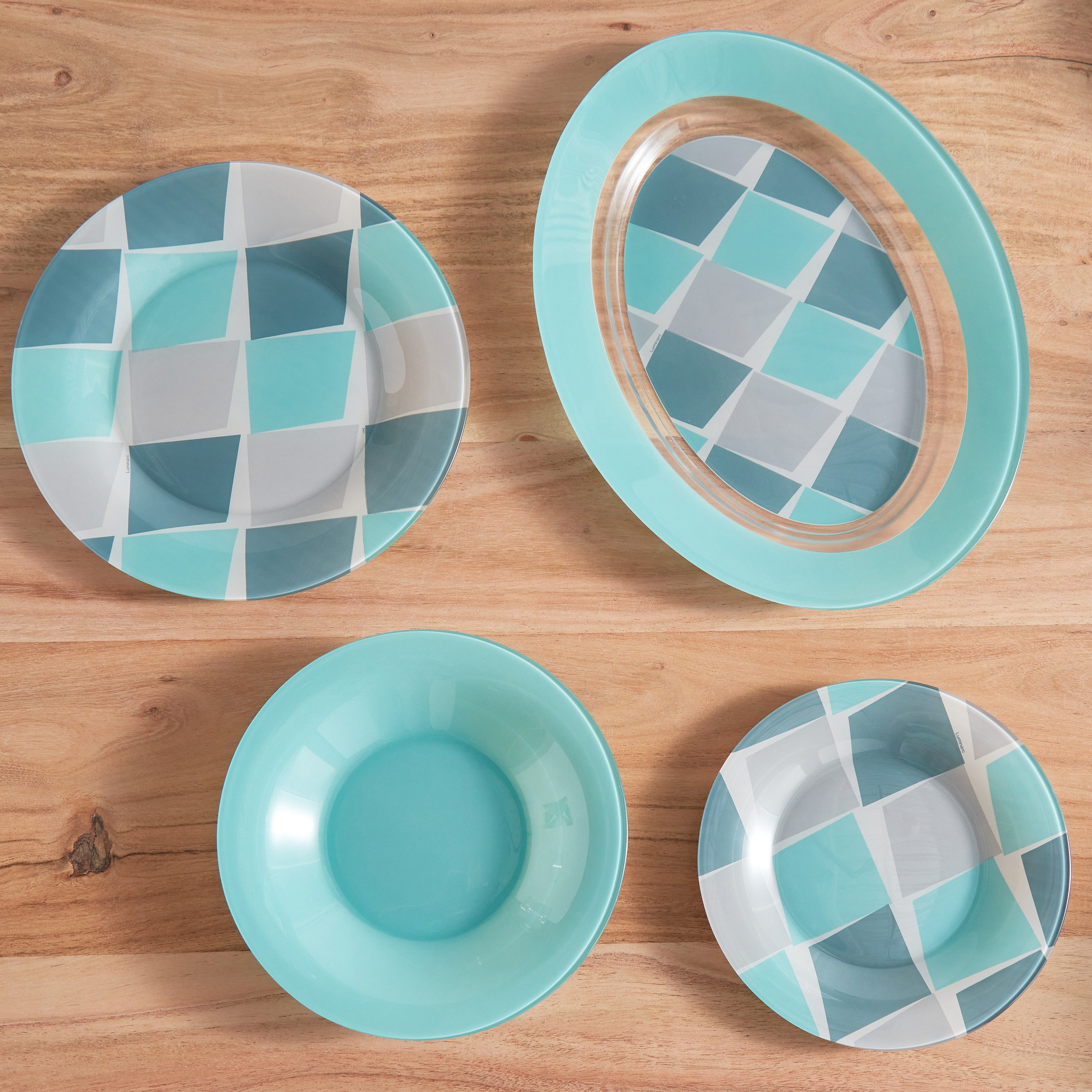 Luminarc 46-Piece Glass Ocean Dinner Set - Serves 6-hbxhomeware-hbxkitchen-image-2