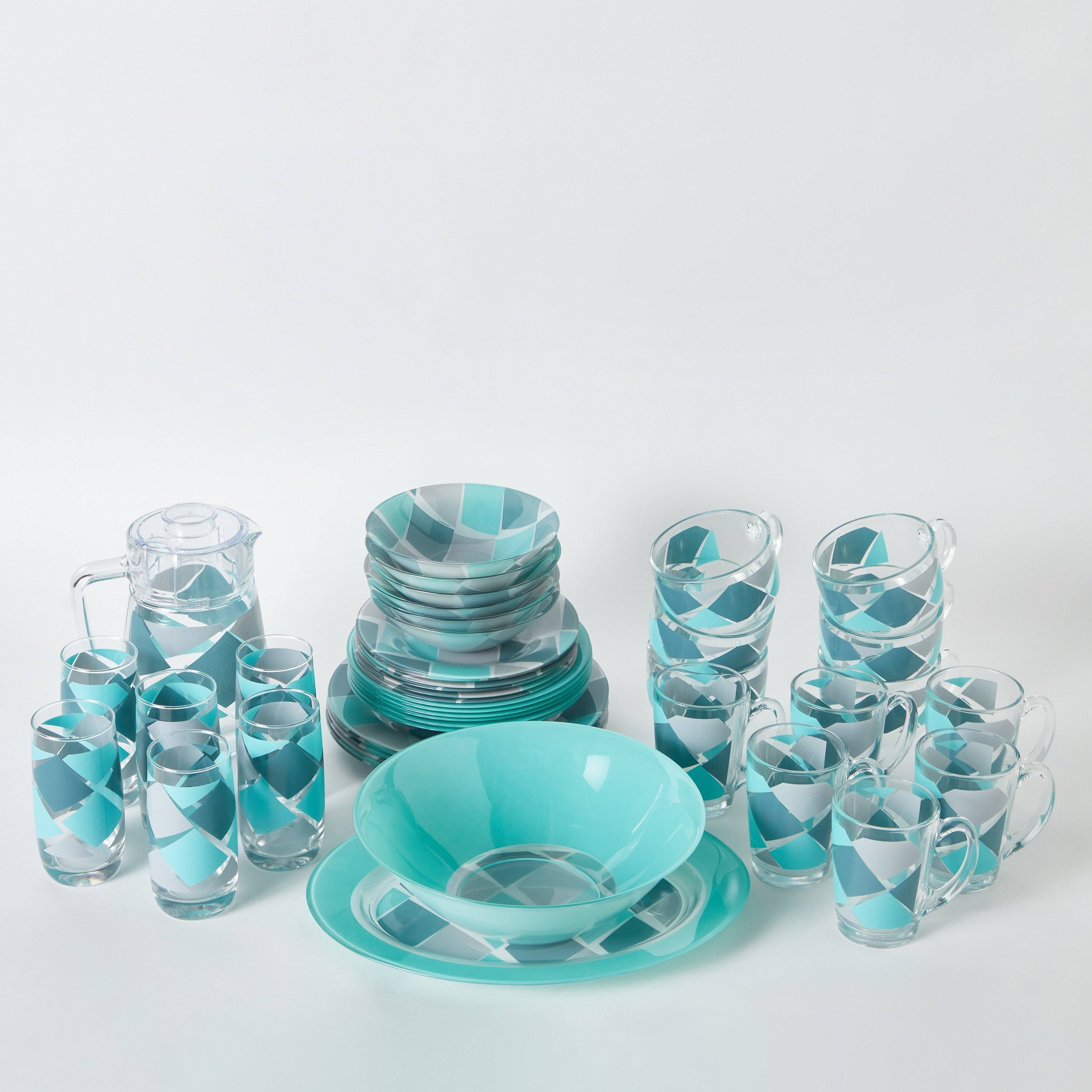 Luminarc 46-Piece Glass Ocean Dinner Set - Serves 6-hbxhomeware-hbxkitchen-image-9