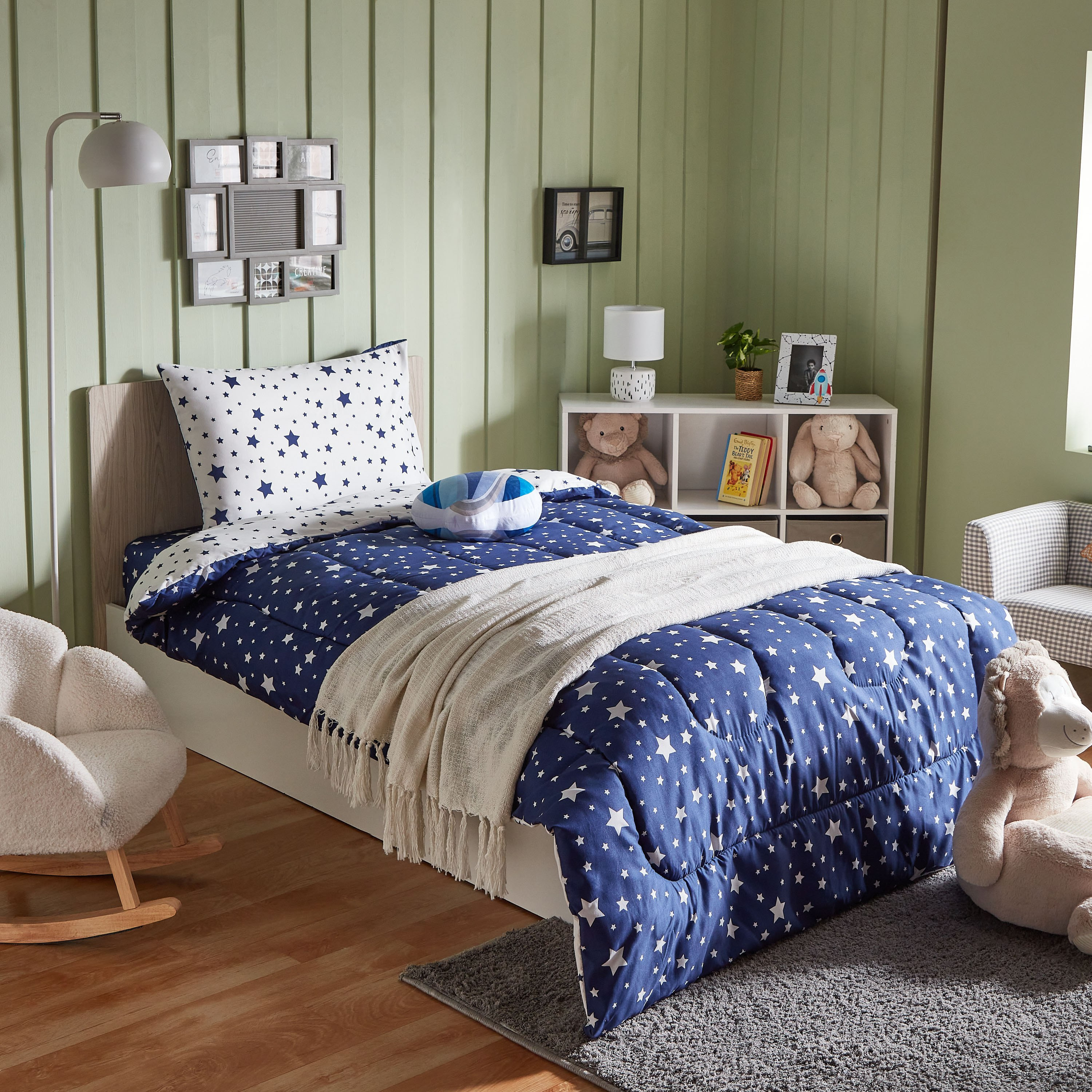 Nora Starry Nights Single Reversible Microfibre Comforter - 135x220 cm-hbxhomeware-hbxkidsandyouth-image-6