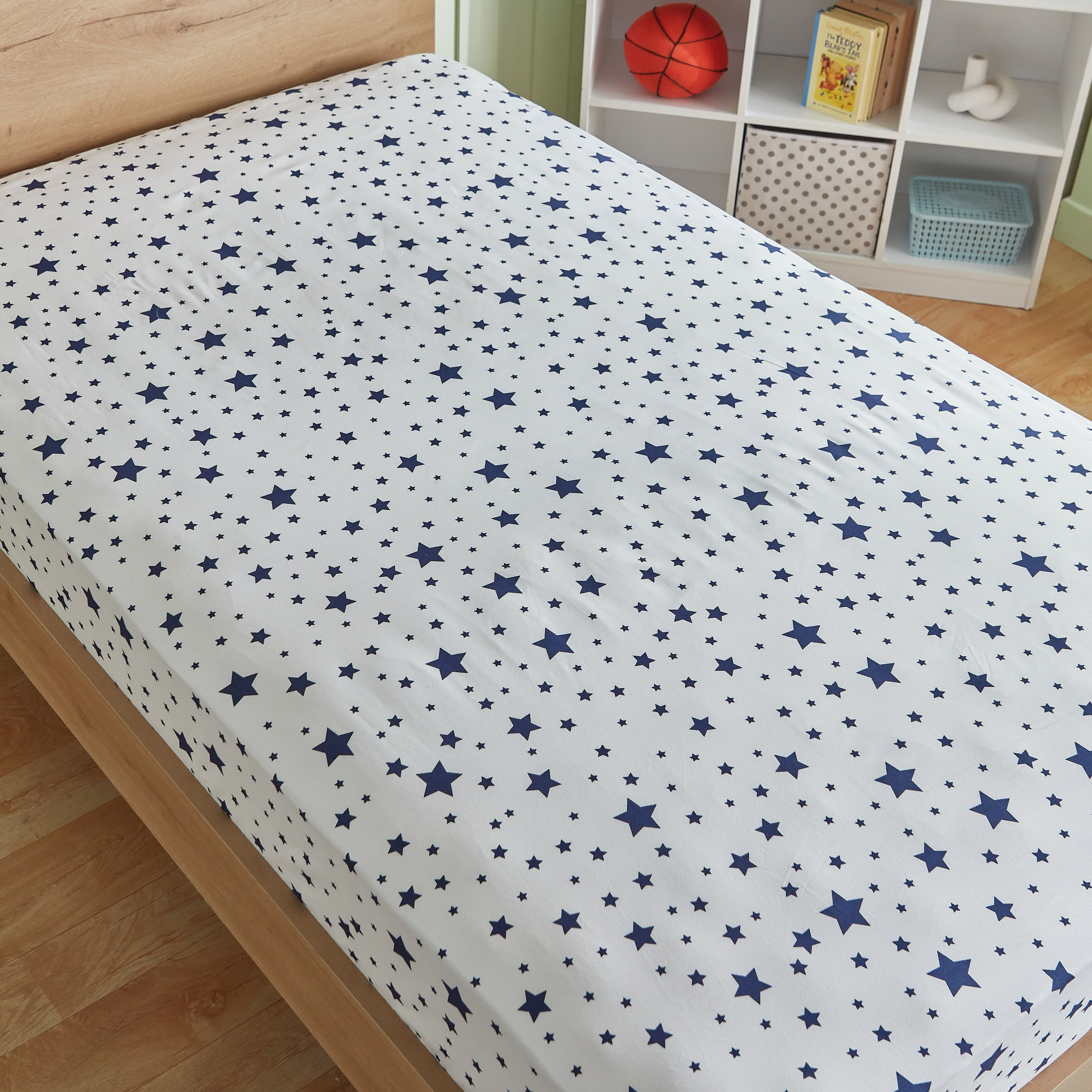 شرشف مسطح توين من الألياف الدقيقة مع غطاء وسادة ستاري نايتس من نورا- 160x240 سم-hbxhomeware-hbxkidsandyouth-image-4