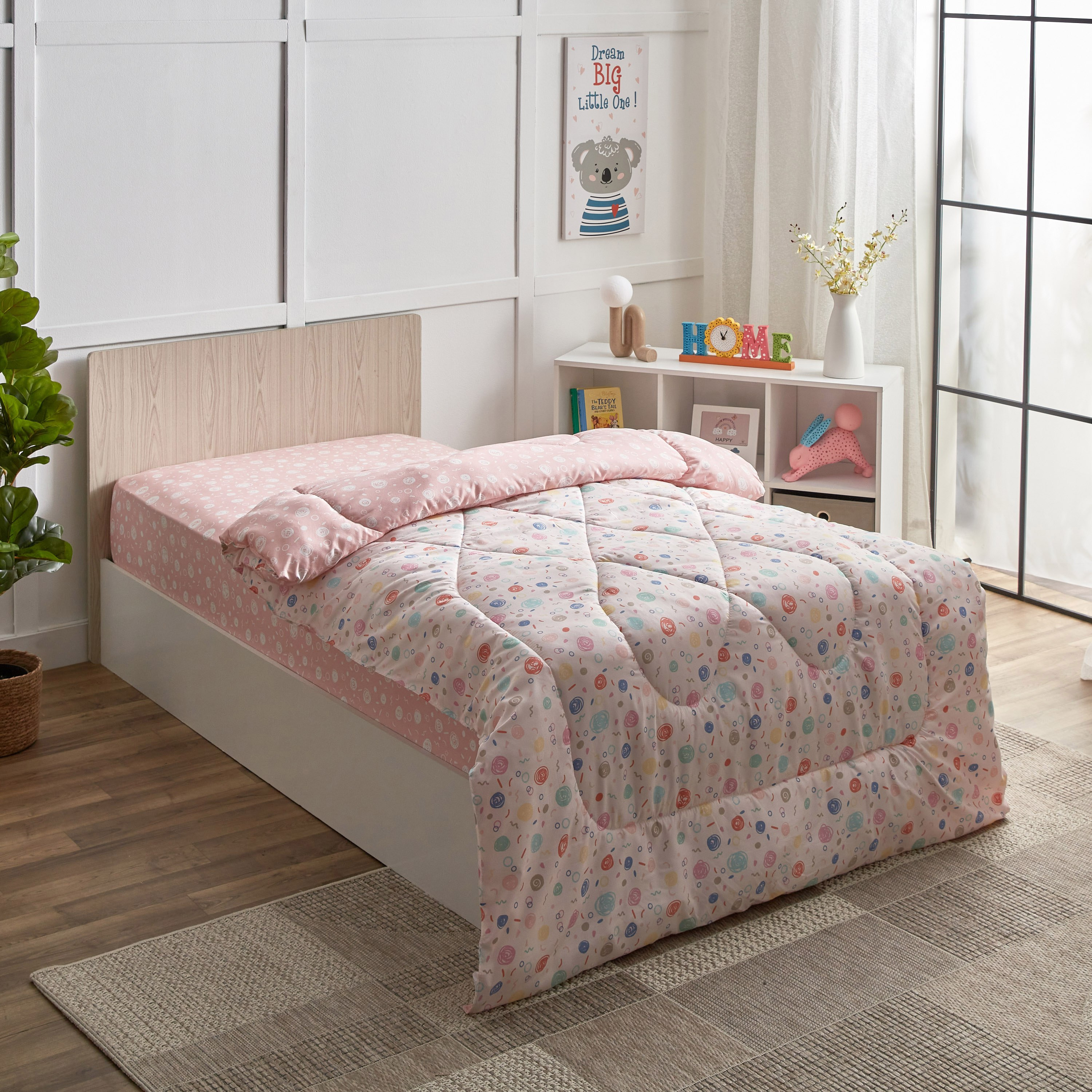 لحاف فردي من الألياف الدقيقة من نورا - 135x220 سم-hbxhomeware-hbxkidsandyouth-image-1