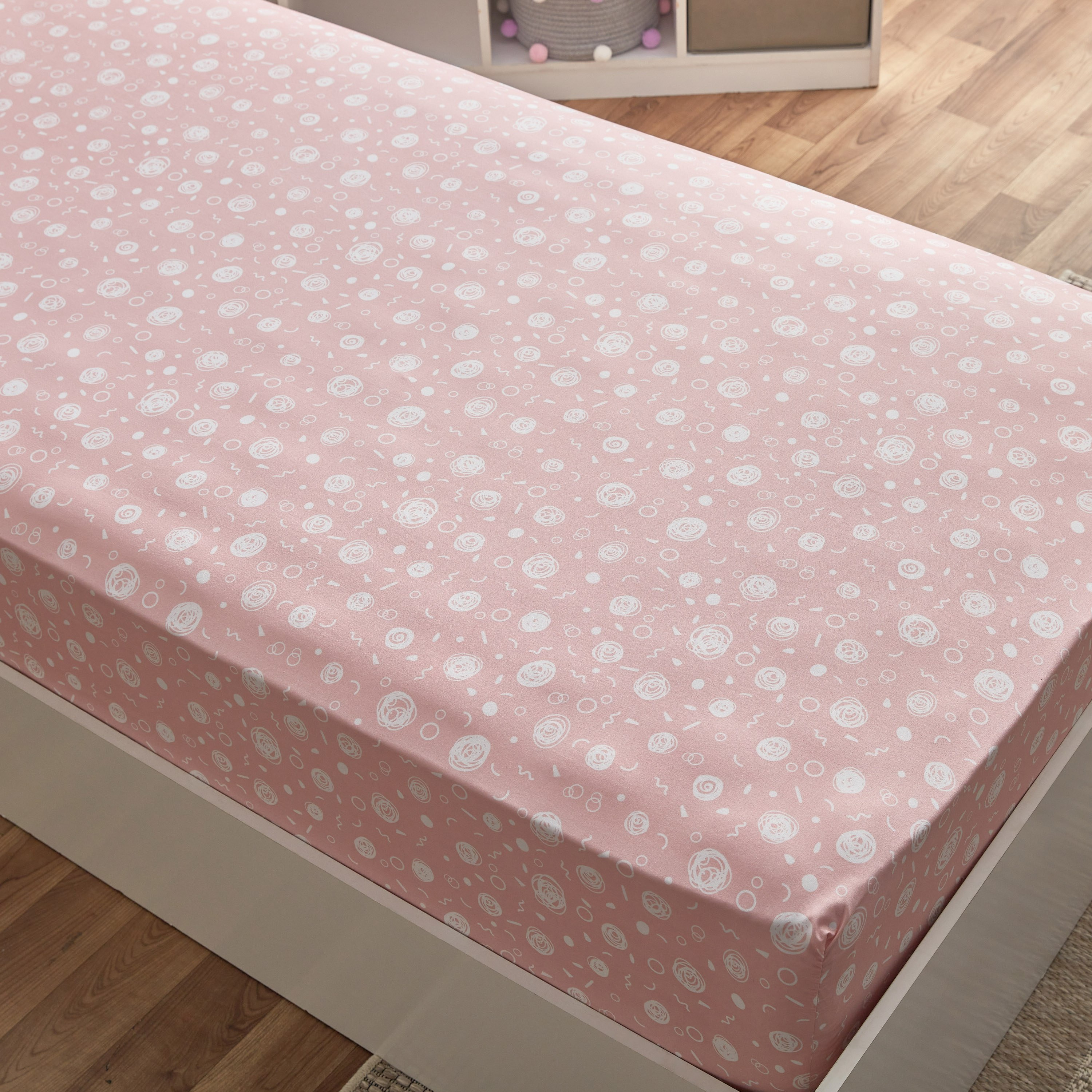 شرشف مطاطي فردي من الألياف الدقيقة دودل من نورا - 90x190+25 سم-hbxhomeware-hbxkidsandyouth-image-3