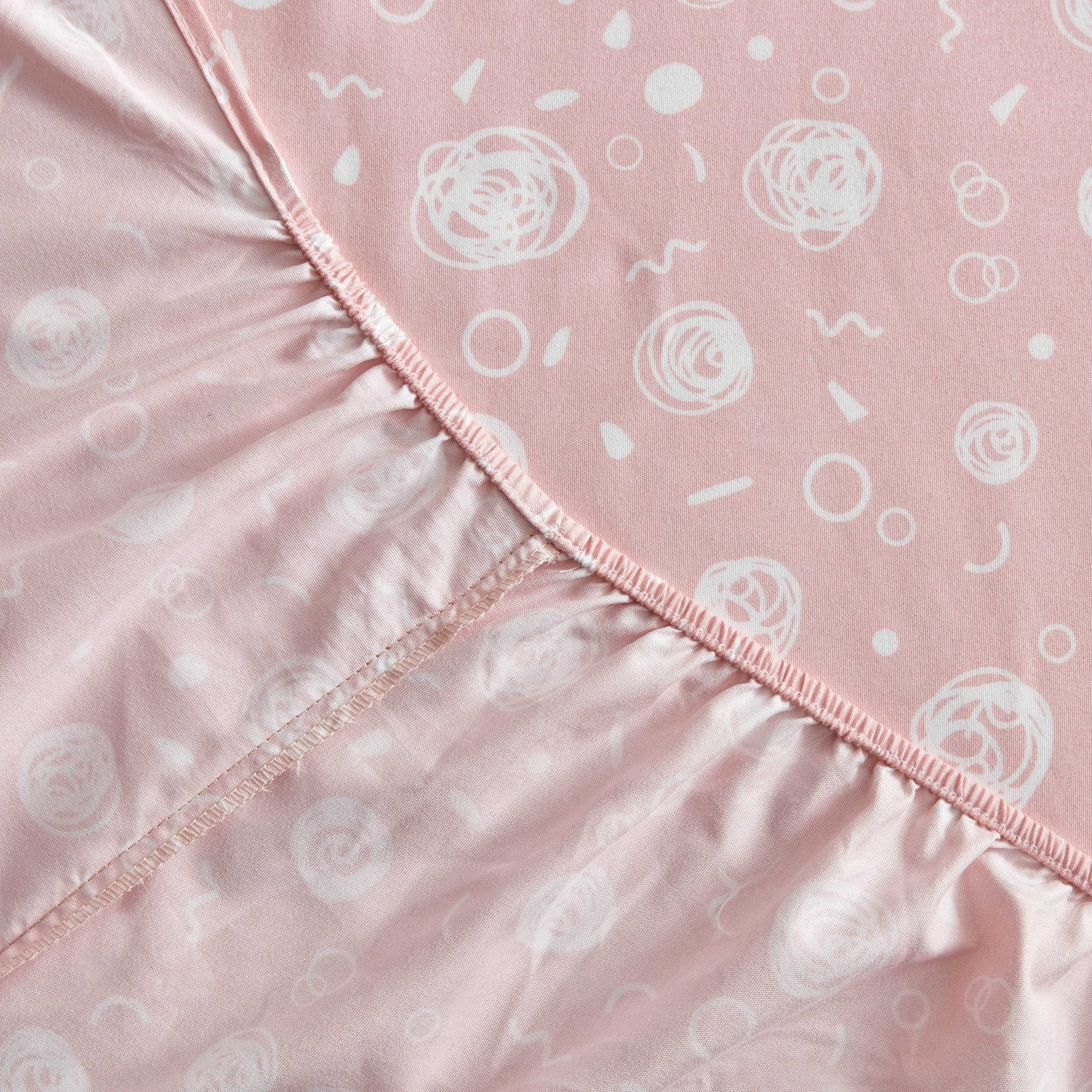 شرشف مطاطي فردي من الألياف الدقيقة دودل من نورا - 90x190+25 سم-hbxhomeware-hbxkidsandyouth-image-5