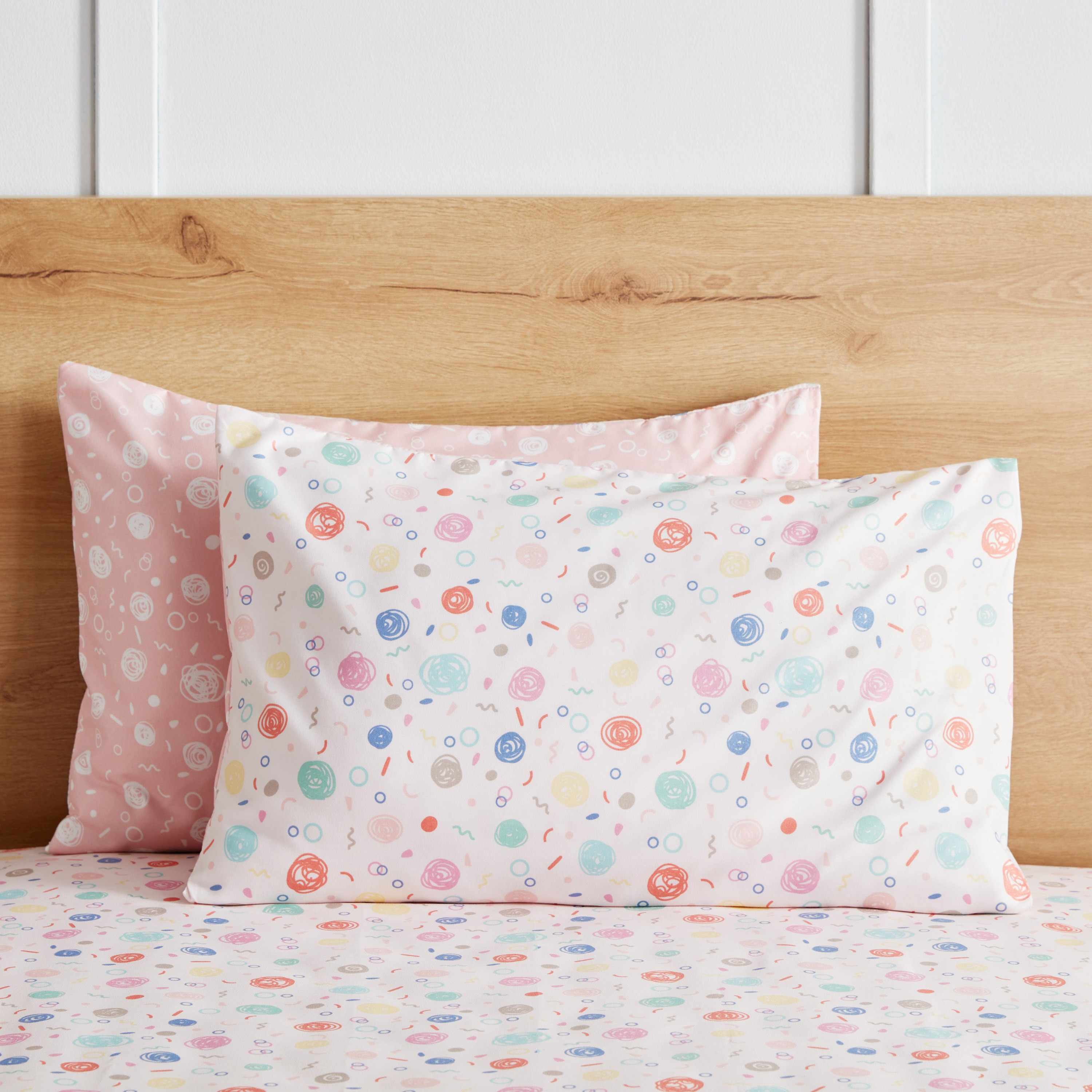 طقم أغطية وسائد من الألياف الدقيقة قطعتين دودل من نورا - 50x75 سم-hbxhomeware-hbxkidsandyouth-image-2