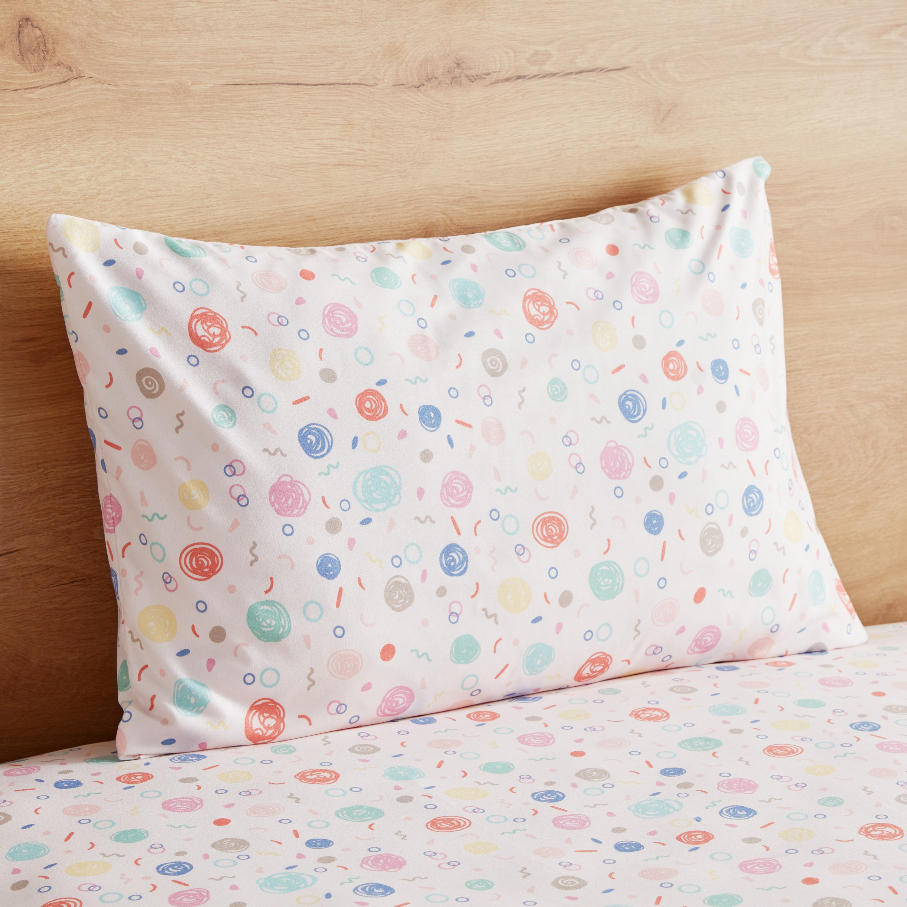 طقم شرشف مسطّح توين من ألياف دقيقة دودل قطعتين من نورا- 160x240 سم-hbxhomeware-hbxkidsandyouth-image-5