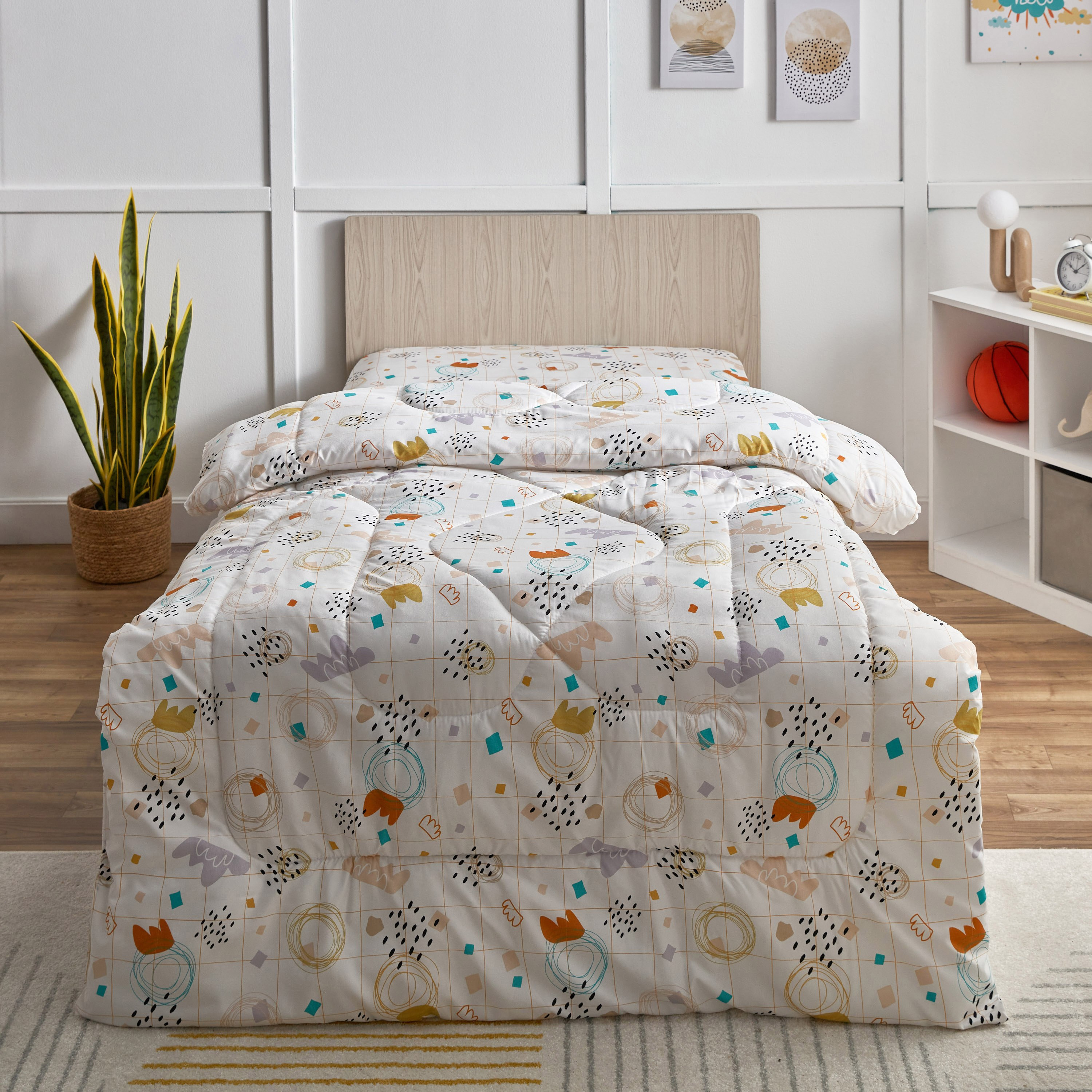 لحاف فردي من الألياف الدقيقة من نورا - 135x220 سم-hbxhomeware-hbxkidsandyouth-image-2