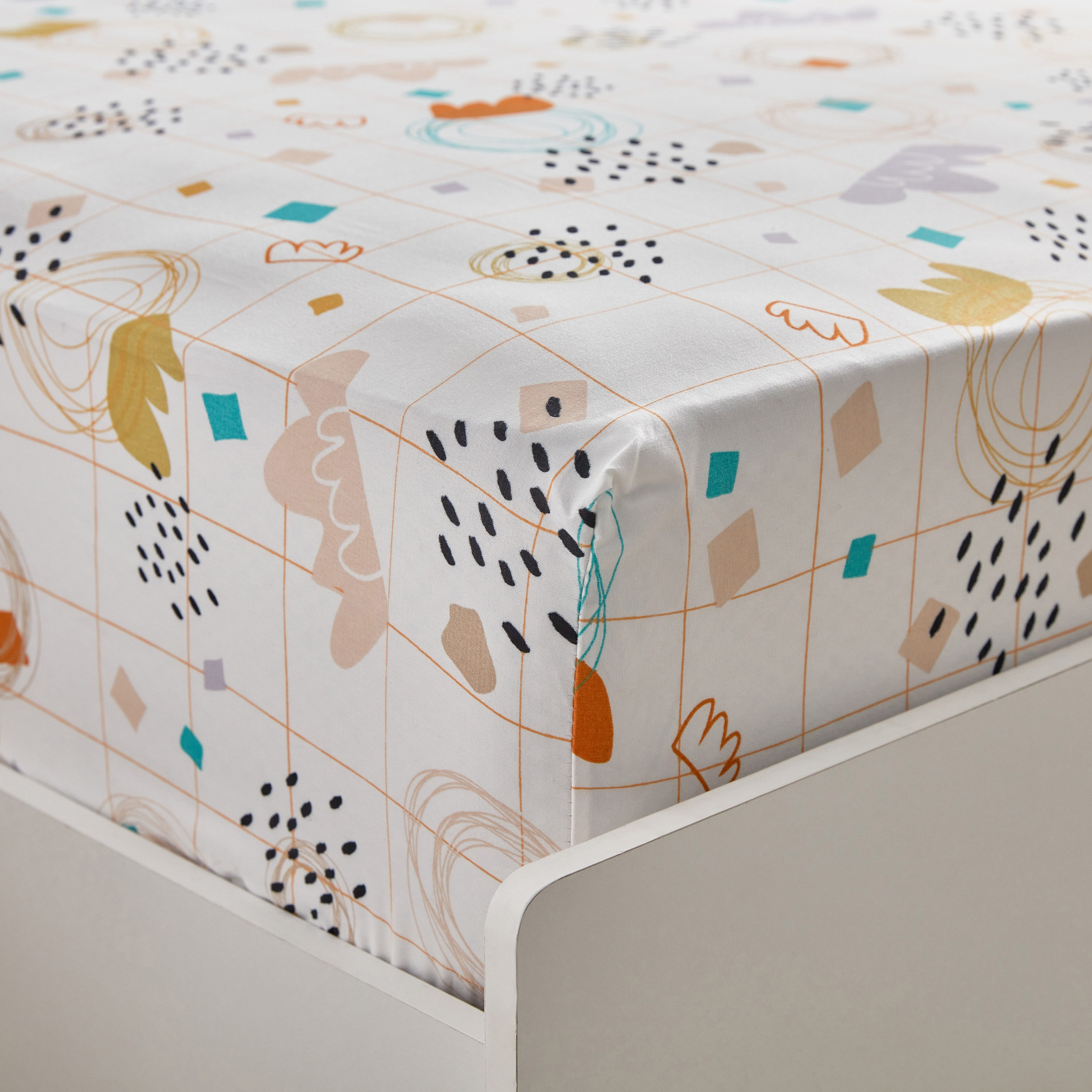 شرشف مطاطي فردي من الألياف الدقيقة سكيب من نورا - 90x190+25 سم-hbxhomeware-hbxkidsandyouth-image-4