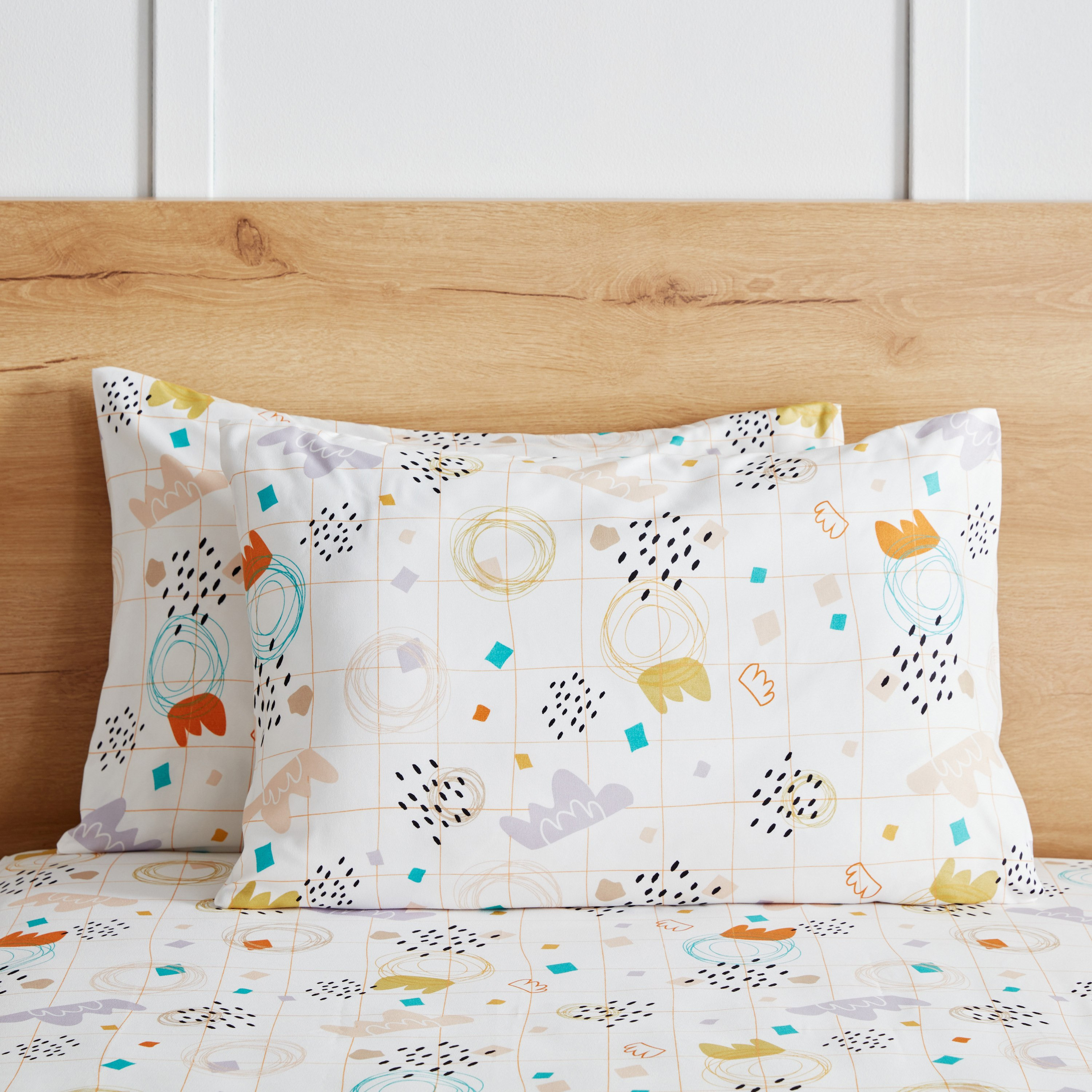 طقم غطاء وسادة ألياف دقيقة قطعتين سكيب من نورا - 50x75 سم-hbxhomeware-hbxkidsandyouth-image-2