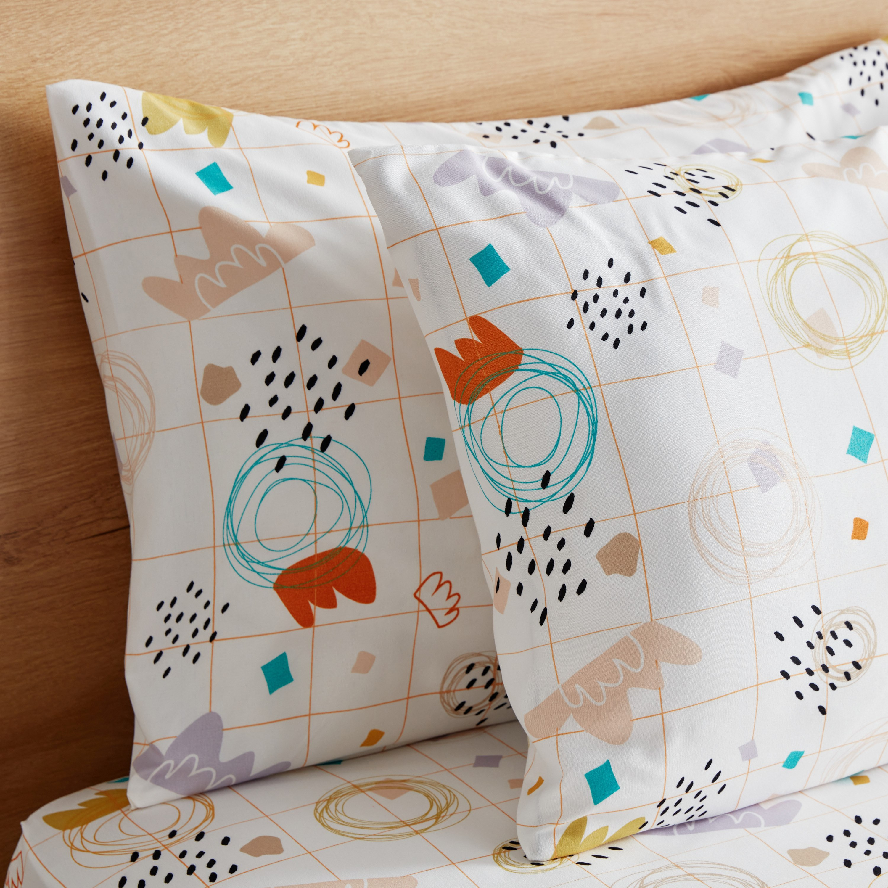طقم غطاء وسادة ألياف دقيقة قطعتين سكيب من نورا - 50x75 سم-hbxhomeware-hbxkidsandyouth-image-3