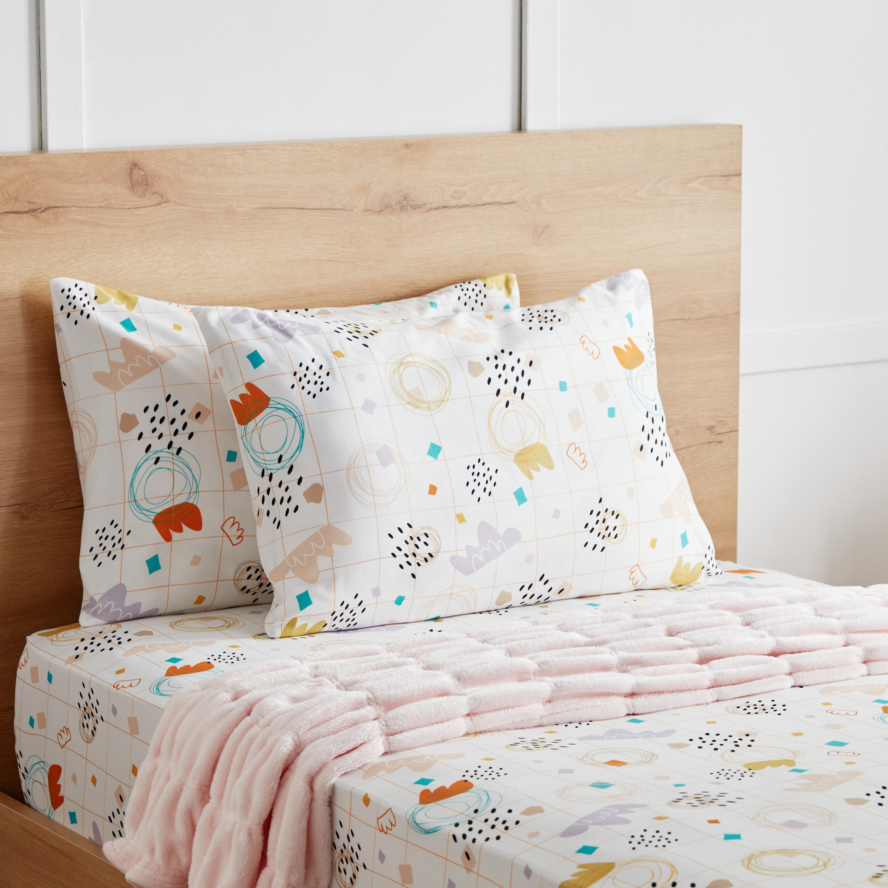 طقم غطاء وسادة ألياف دقيقة قطعتين سكيب من نورا - 50x75 سم-hbxhomeware-hbxkidsandyouth-image-6