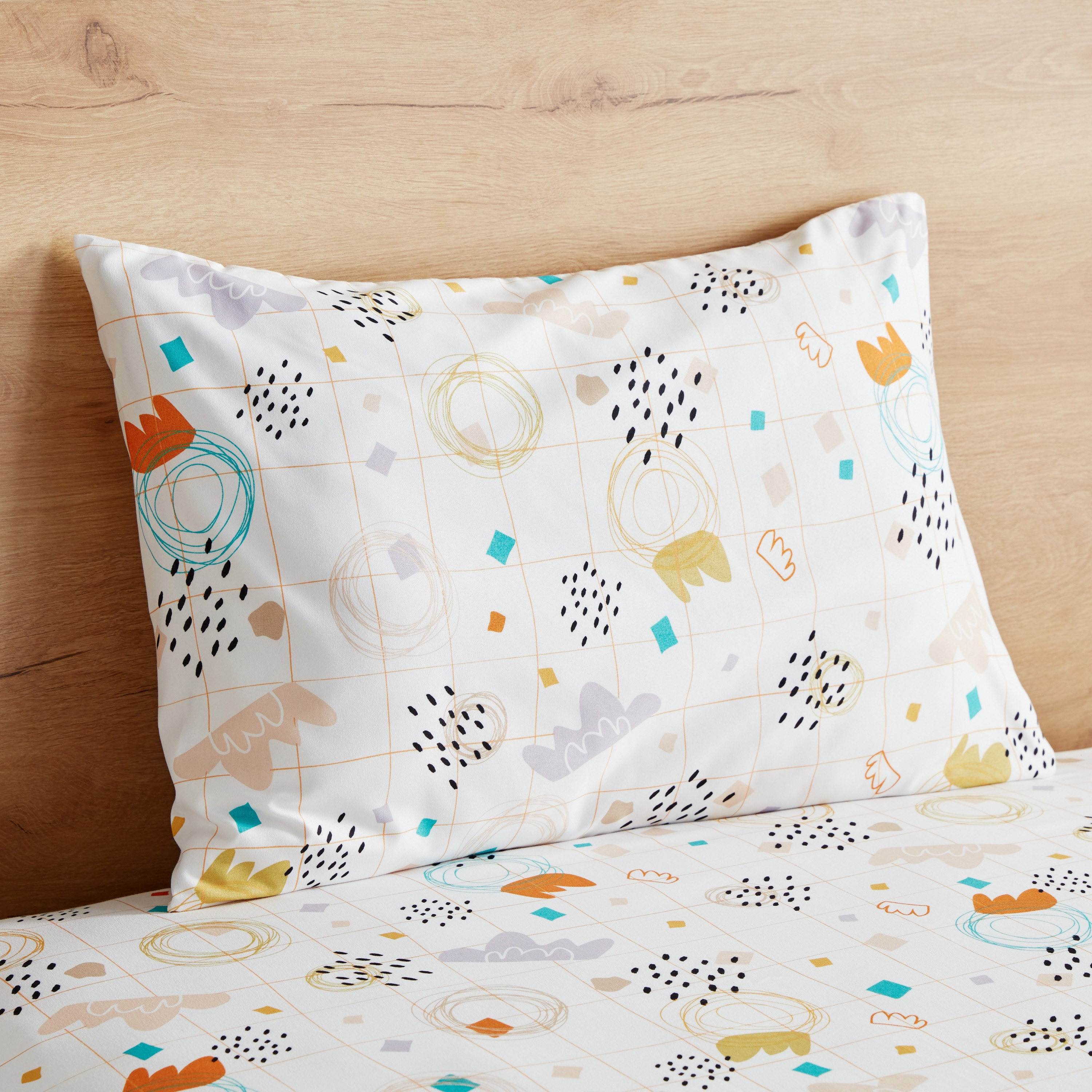 طقم شرشف مسطّح توين من ألياف دقيقة سكيب قطعتين من نورا- 160x240 سم-hbxhomeware-hbxkidsandyouth-image-5
