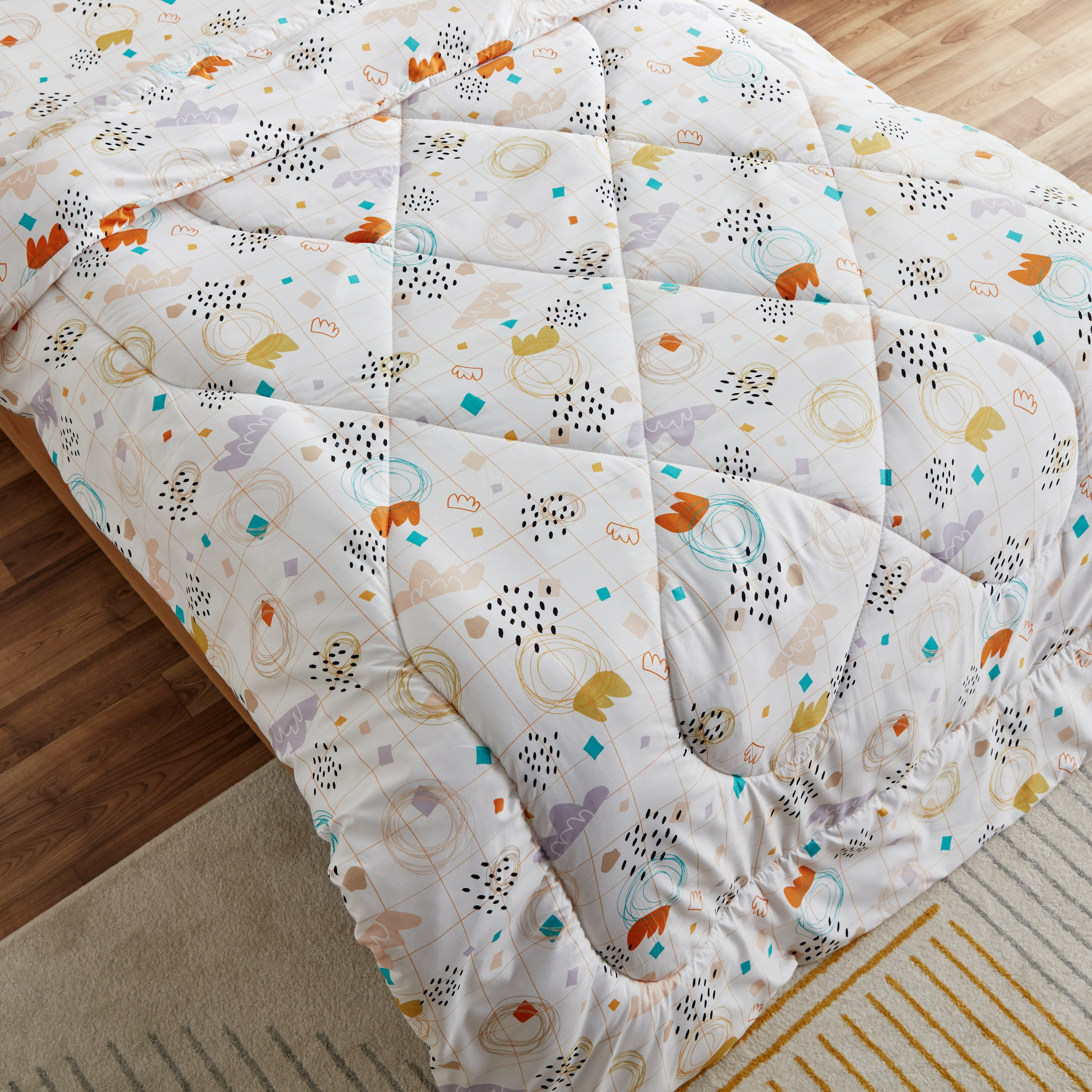 Nora Scape Microfibre Twin Comforter - 160x220 cm-hbxhomeware-hbxkidsandyouth-image-3