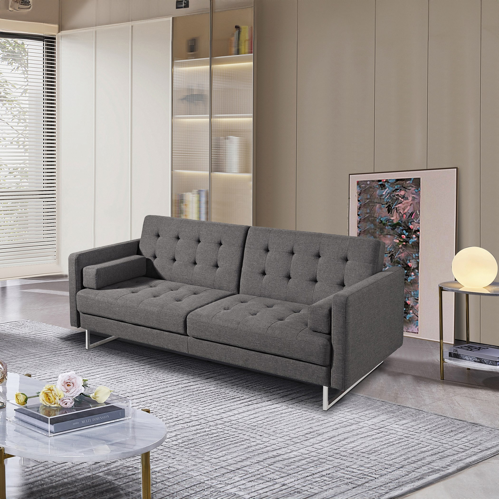 كنبة سرير قماش 3 مقاعد من نورويتش-hbxfurniture-sofasandarmchairs-sofabeds-image-1