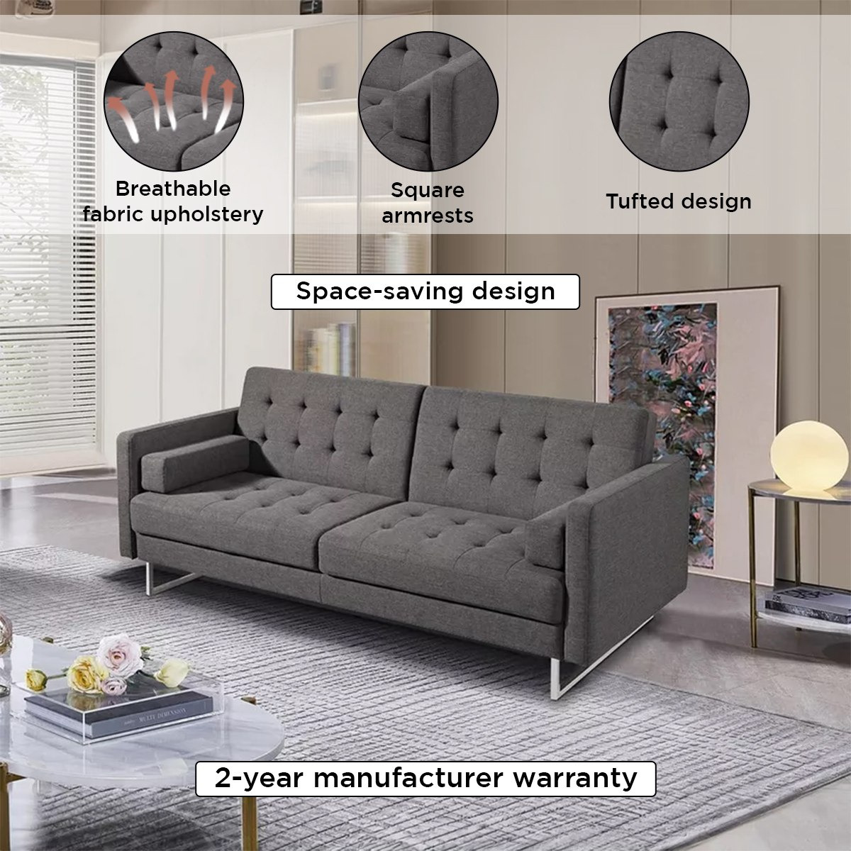 كنبة سرير قماش 3 مقاعد من نورويتش-hbxfurniture-sofasandarmchairs-sofabeds-image-4