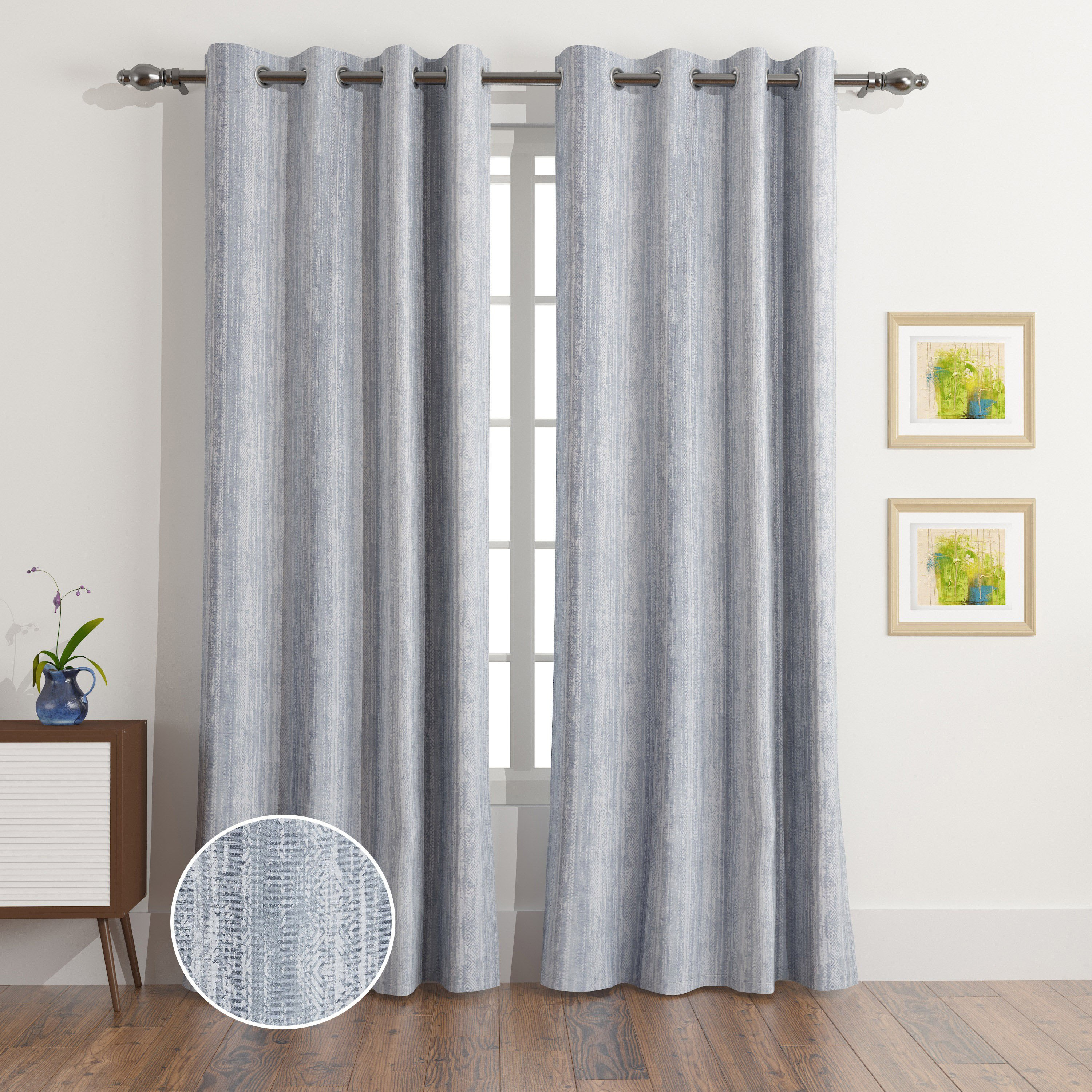 طقم ستائر تعتيم جاكار قطعتين زيا من لوكاس - 140x240 سم-hbxhomeware-hbxdecorandfurnishings-image-1