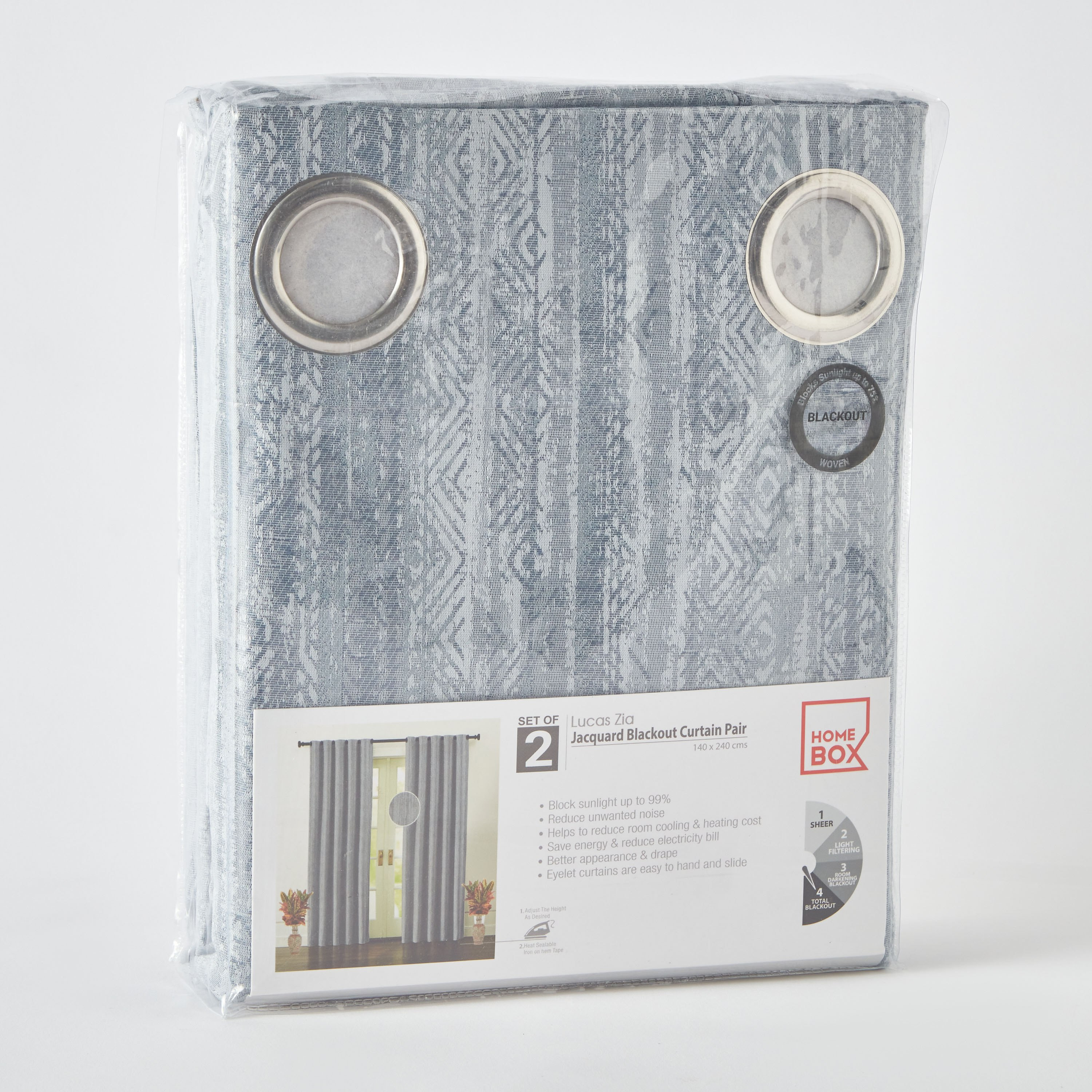 طقم ستائر تعتيم جاكار قطعتين زيا من لوكاس - 140x240 سم-hbxhomeware-hbxdecorandfurnishings-image-4