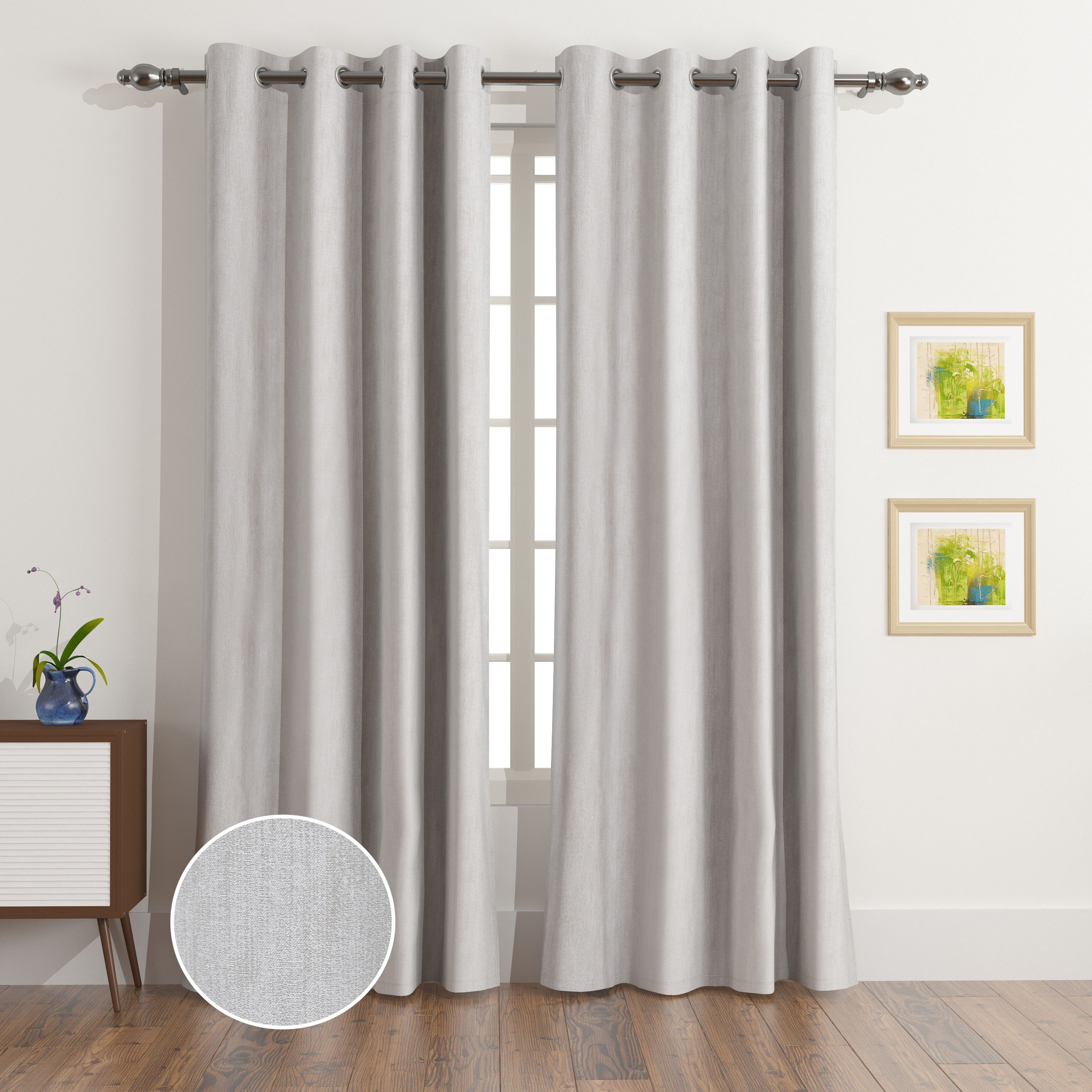 طقم ستائر جاكار قطعتين فيرا من إيكو إيرا - 140x240 سم-hbxhomeware-hbxdecorandfurnishings-image-1