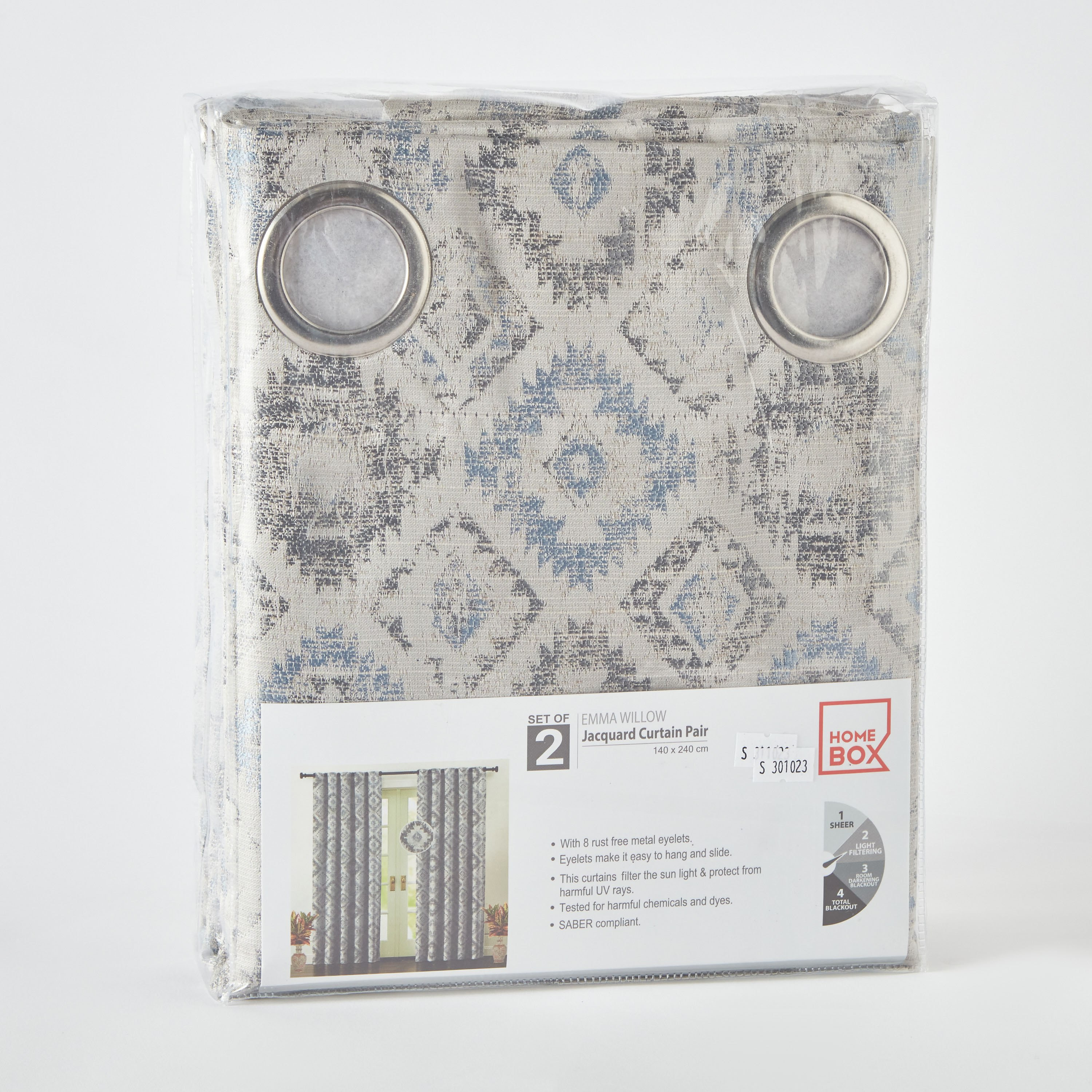 طقم ستائر جاكار من قطعتين ويلو من إمّا - 140x240 سم-hbxhomeware-hbxdecorandfurnishings-image-4