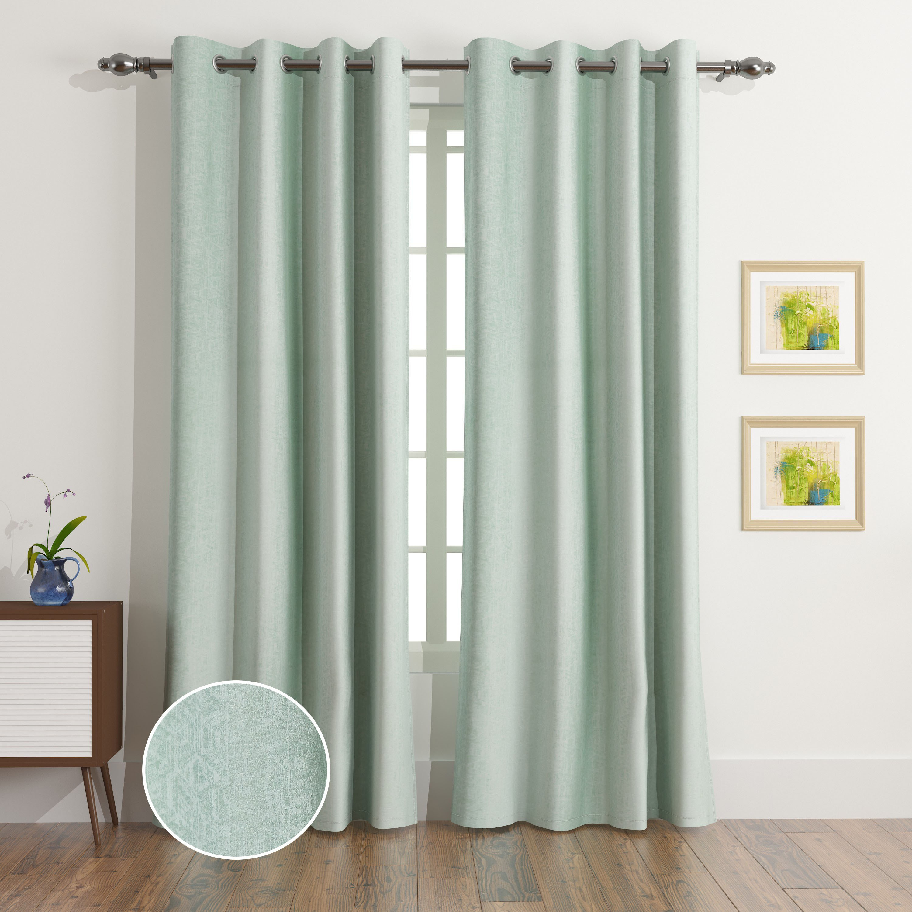 Dolorez 2-Piece Jacquard Curtain Set - 135x240 cm-hbxhomeware-hbxdecorandfurnishings-image-1