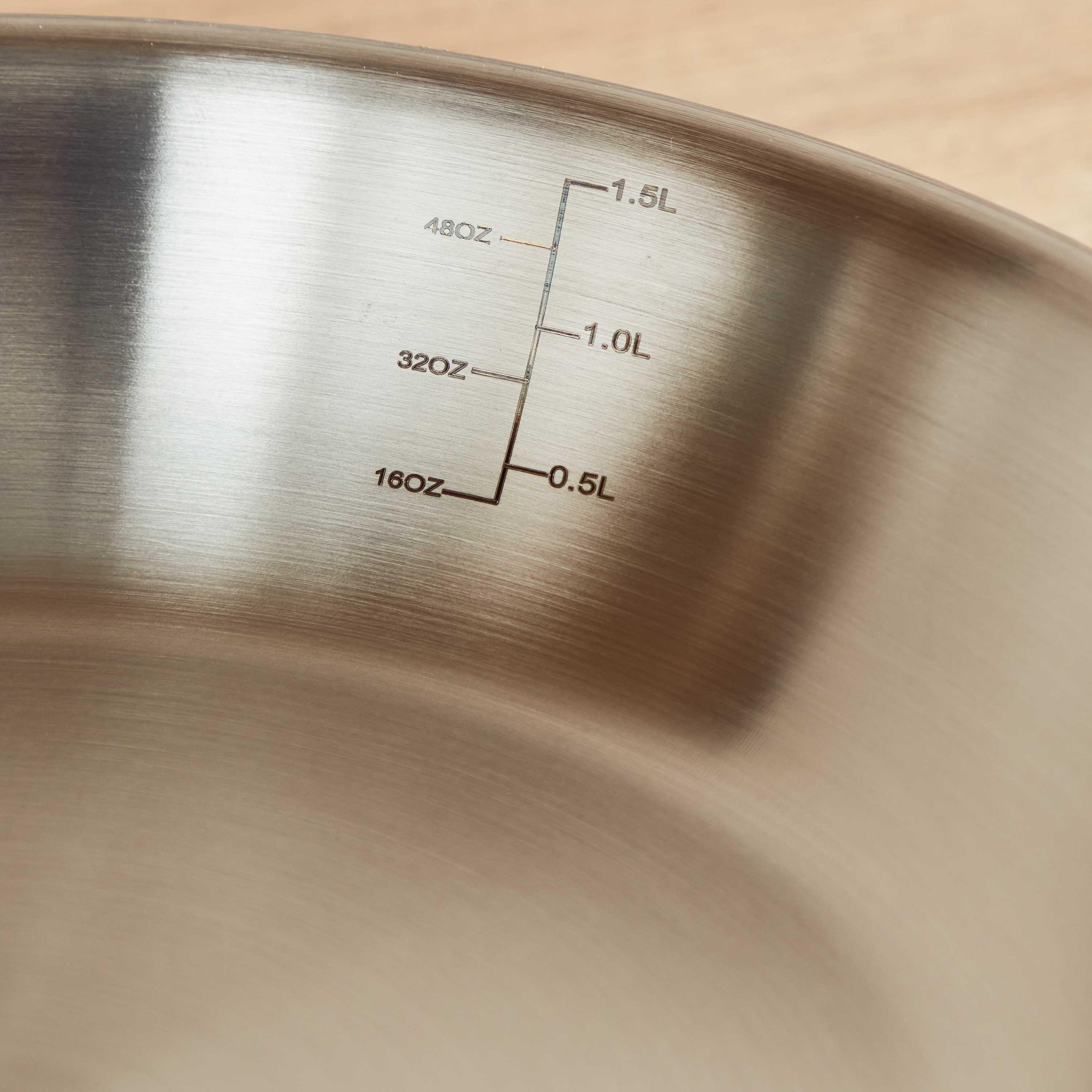 Glisten Steel Triply Fry Pan - 24 cm-hbxhomeware-hbxkitchen-image-3