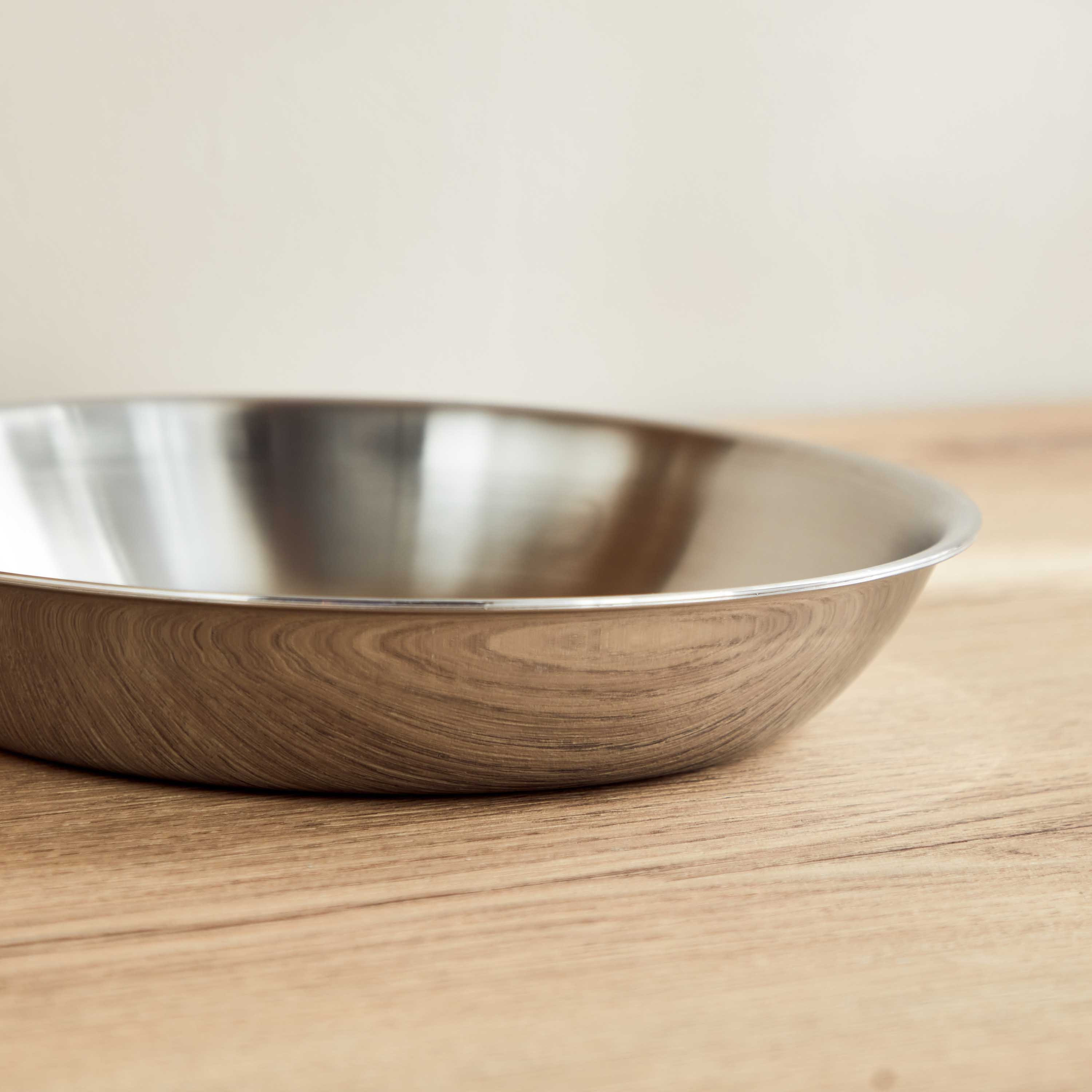 Glisten Steel Triply Fry Pan - 24 cm-hbxhomeware-hbxkitchen-image-4