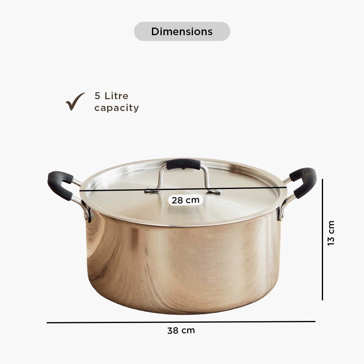 كسرولة بغطاء صُلب من جليستن ستيل تريبلي - 28 سم-hbxhomeware-hbxkitchen-image-12