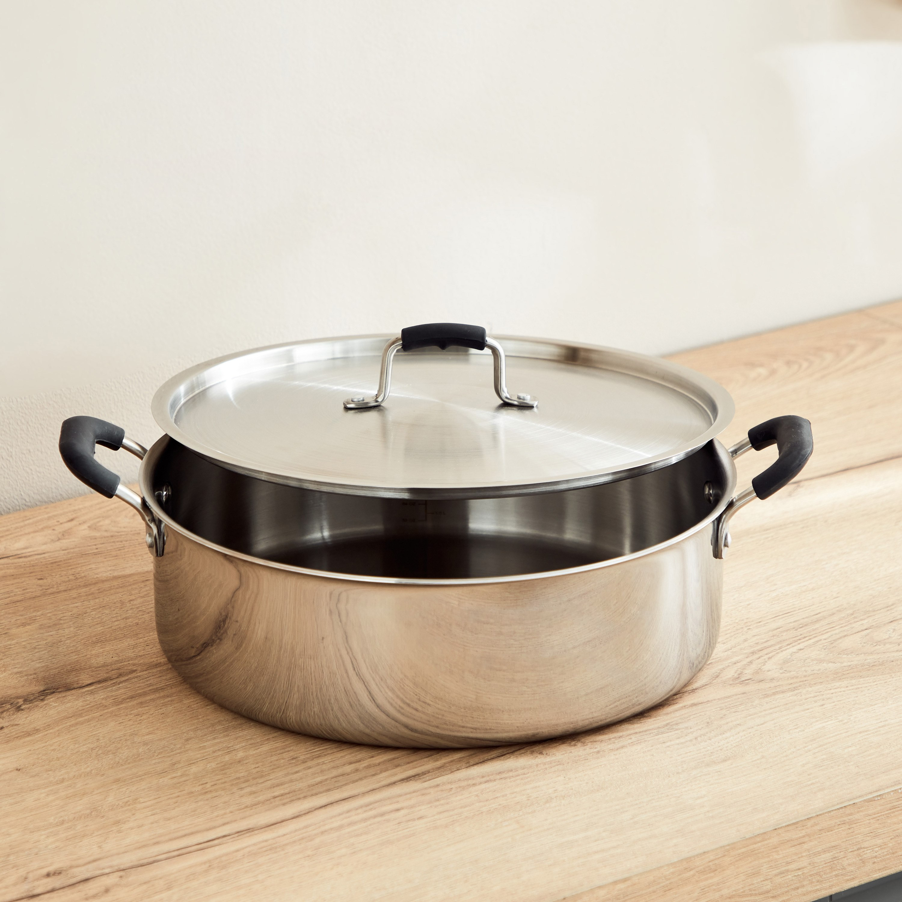 كسرولة ثلاثية الطبقات بغطاء ستيل من جليستن - 32 سم-hbxhomeware-hbxkitchen-image-2