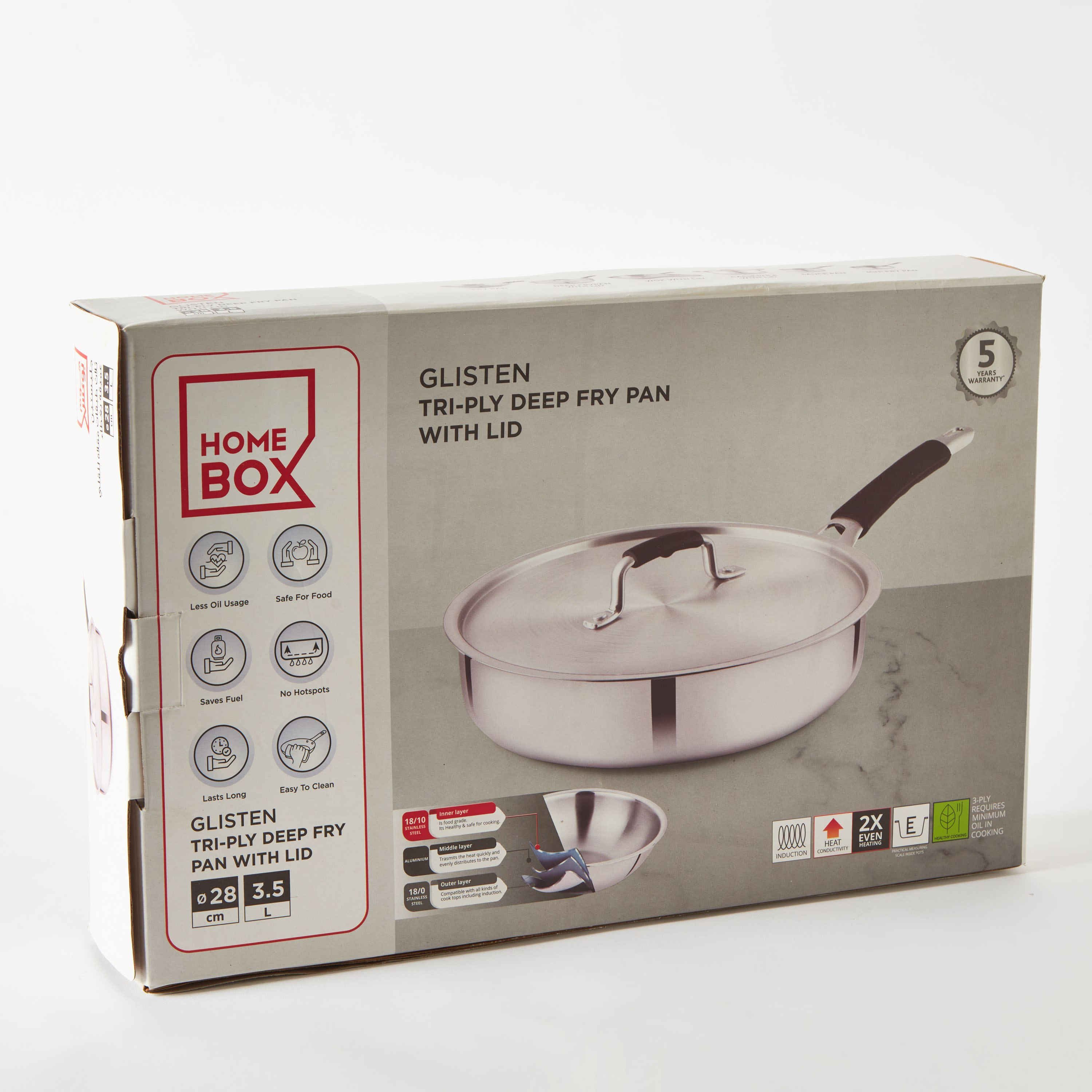 مقلاة عميقة بغطاء فولاذي تريبلي من جليستن - 28 سم-hbxhomeware-hbxkitchen-image-8