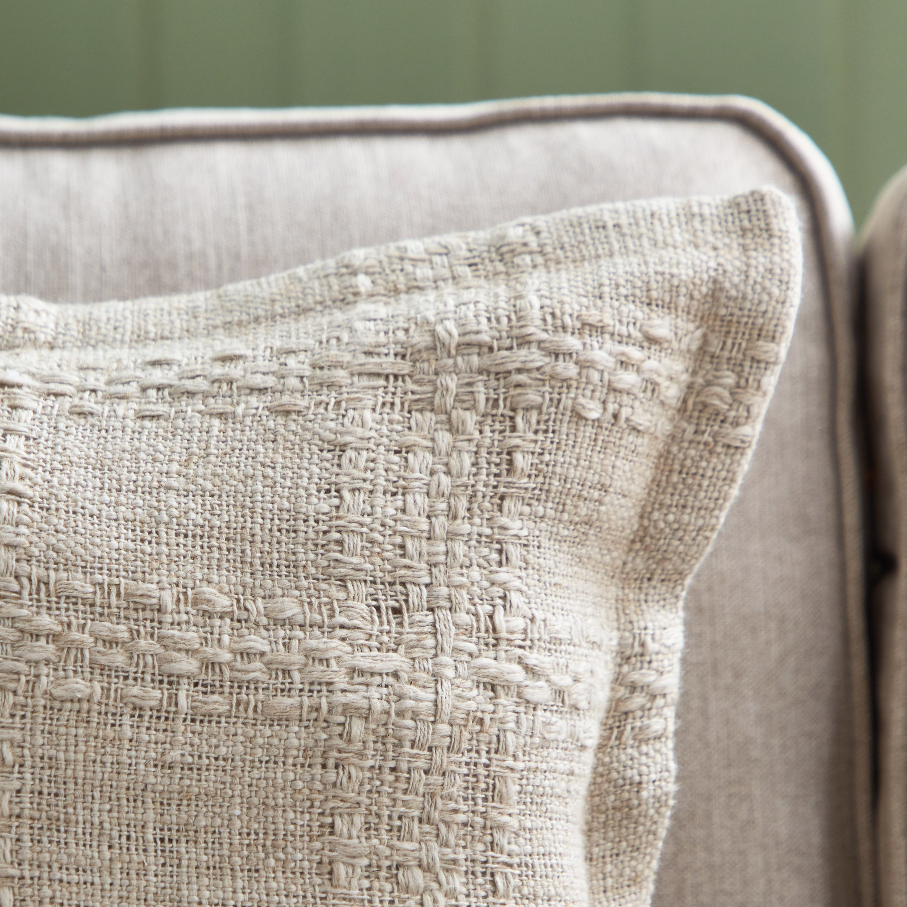 Open View Tria Textured Cushion Cover with Flange - 45x45 cm-hbxhomeware-cushionsandcovers-cushioncovers-image-2
