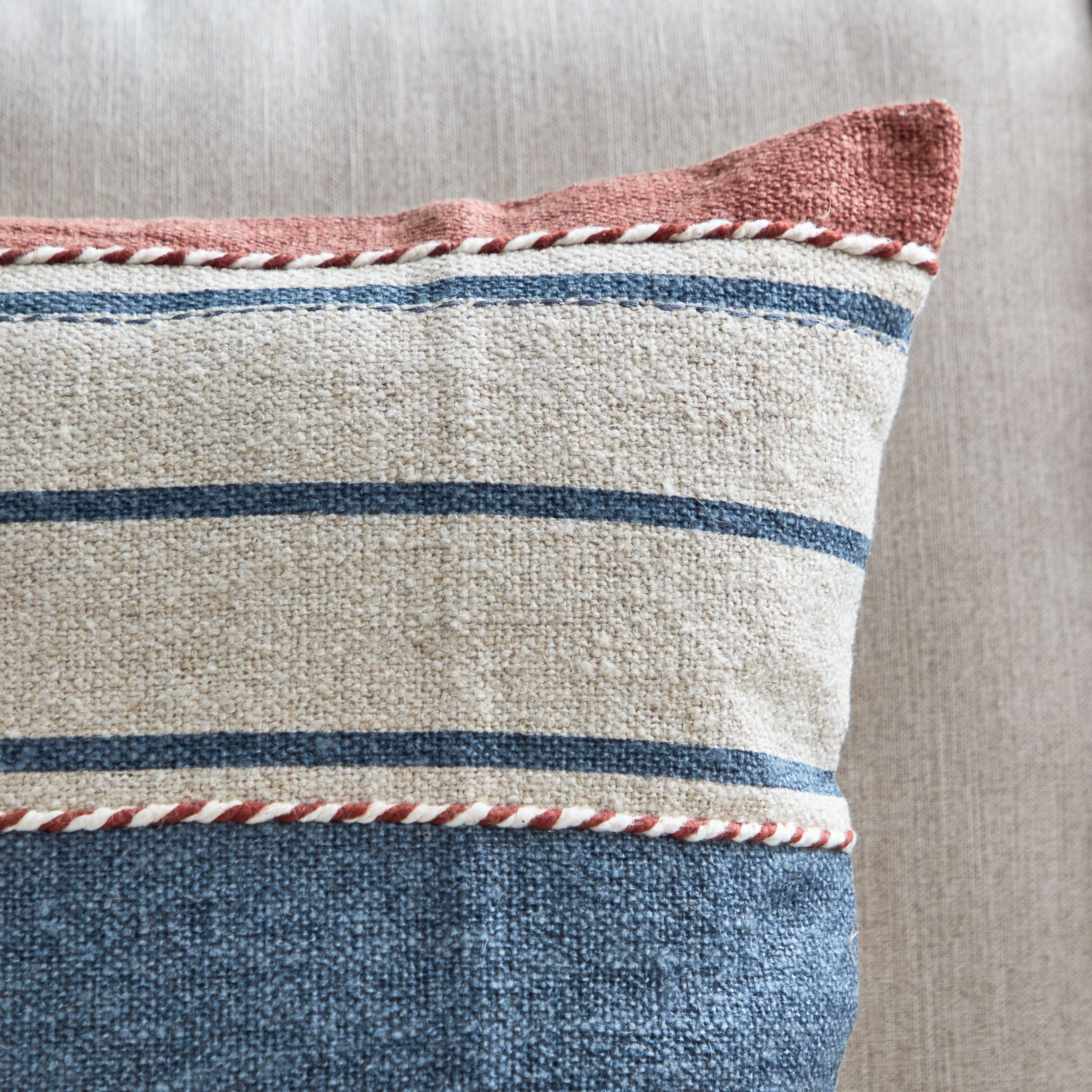 Art Accent Genae Woven Stripe Cushion Cover - 45x45 cm-hbxhomeware-cushionsandcovers-cushioncovers-image-2
