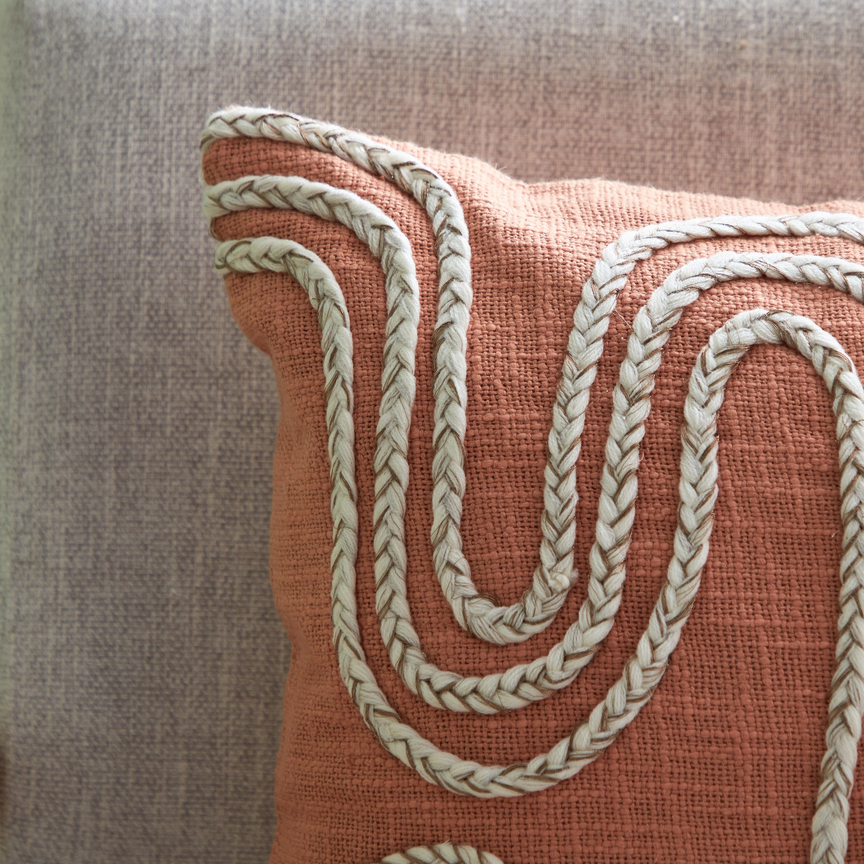Silky Sheen Haru Dori Embroidered Filled Cushion - 45x45 cm-hbxlivingroom-furnishings-cushionsandcovers-filledcushions-image-2
