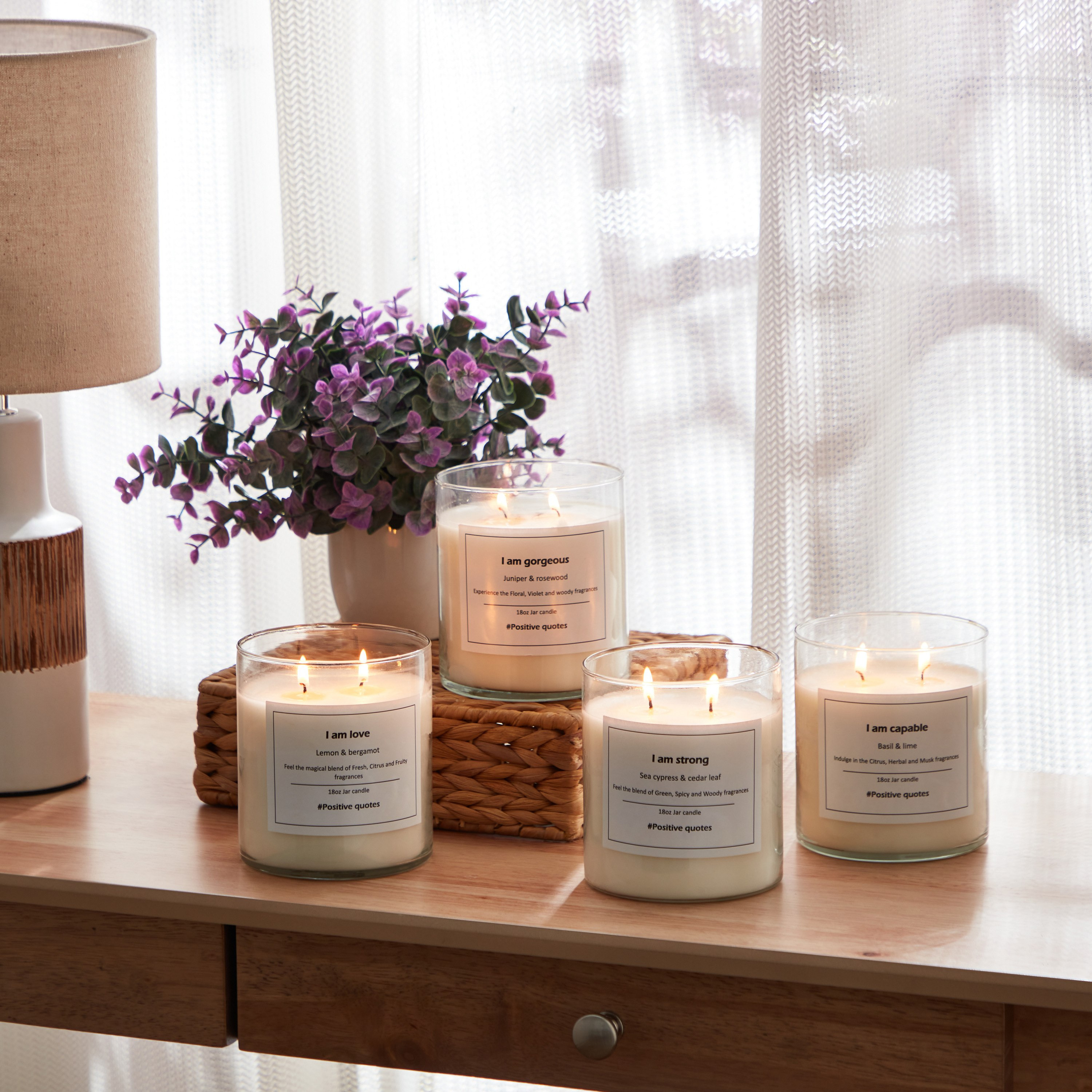 جرة شمع بغطاء معدني برائحة الليمون والبرغموت آي آم إن لاف من أوري- 510 جم-hbxlivingroom-decorandaccessories-candles-image-6