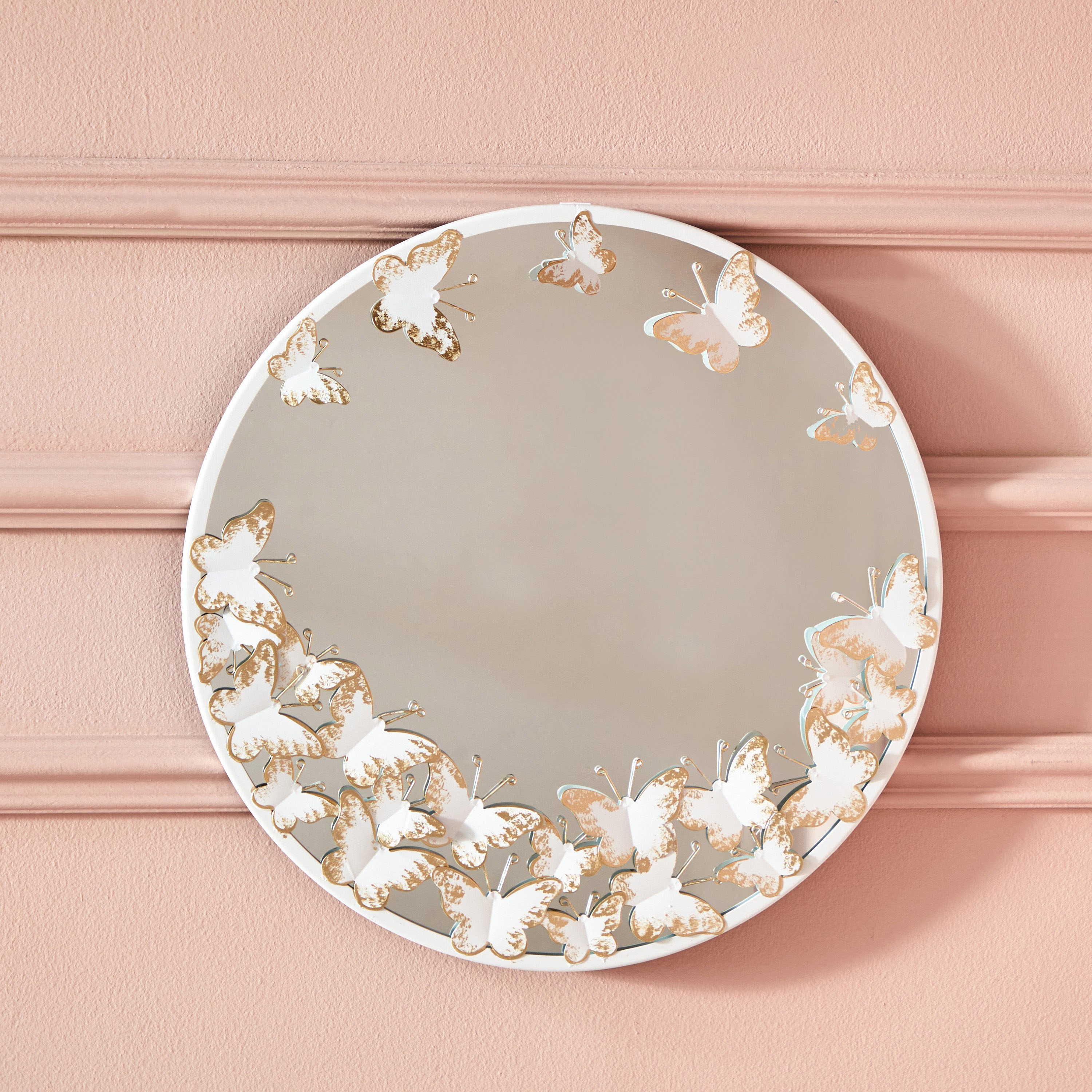 مرآة حائط معدن مزخرفة من مونتارا - 40x2 سم-hbxhomeware-hbxdecorandfurnishings-image-2