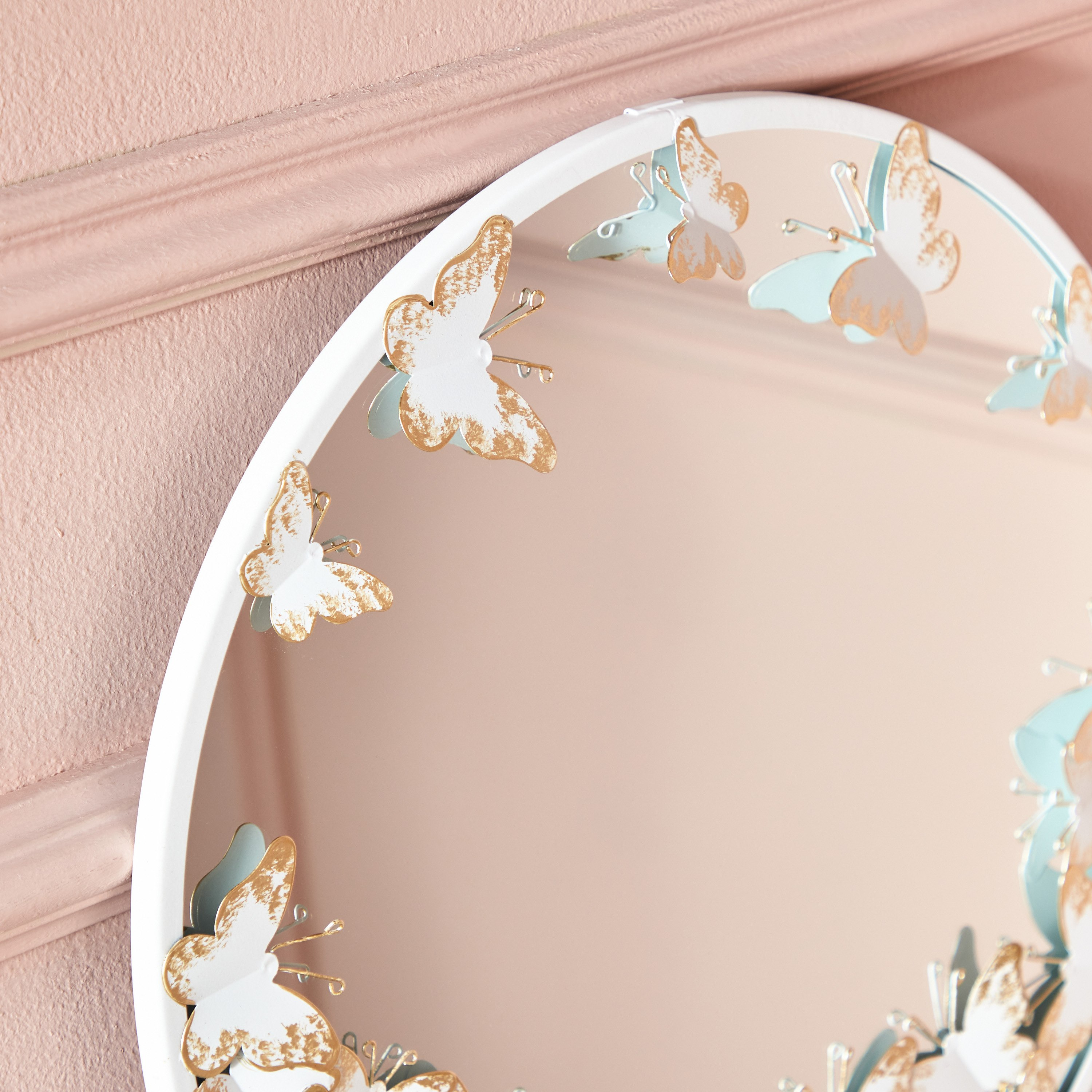 مرآة حائط معدن مزخرفة من مونتارا - 40x2 سم-hbxhomeware-hbxdecorandfurnishings-image-4