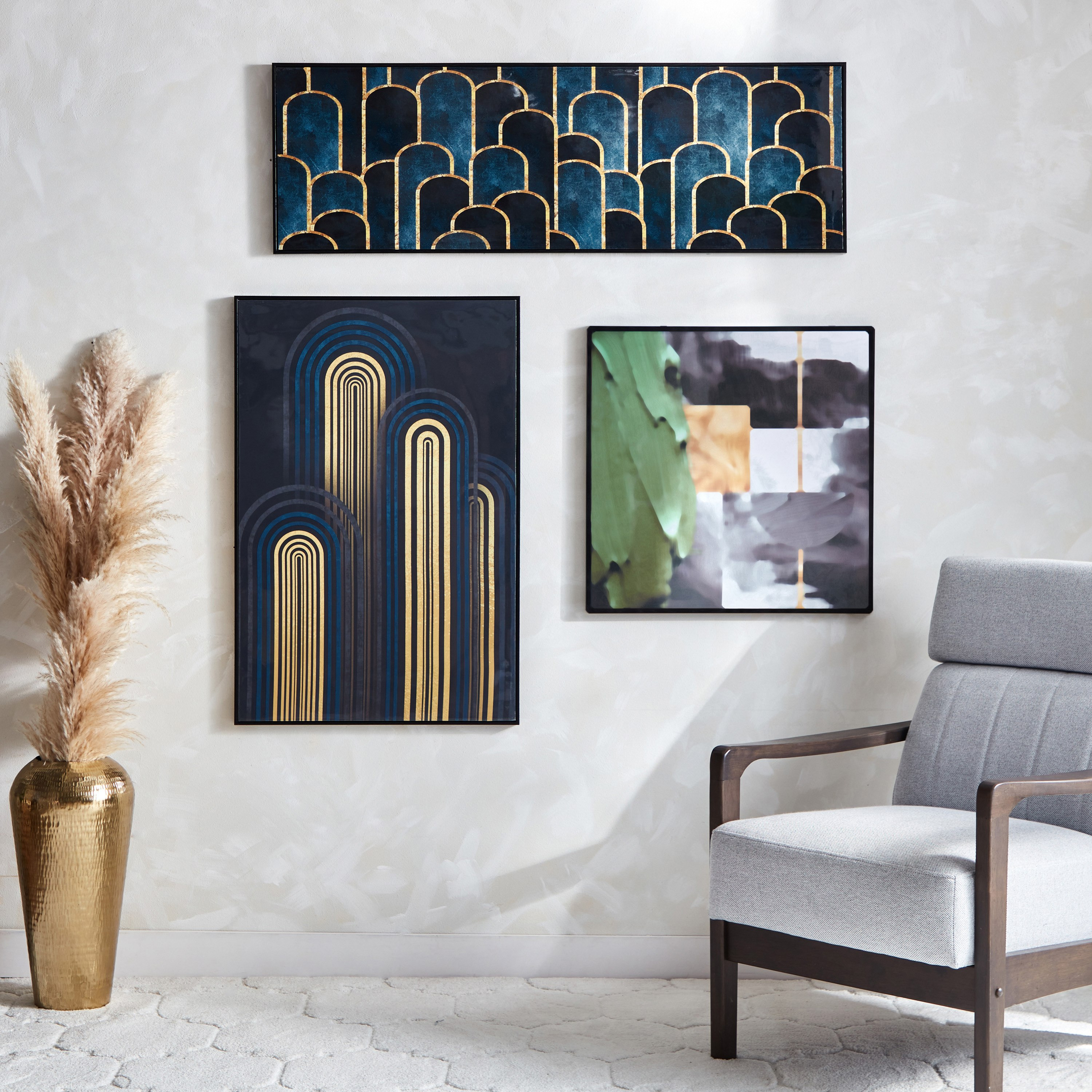 لوحة مؤطرة مع سطح شديد اللمعان من سايبرس - 60x60x2.8 سم-hbxhomeware-hbxdecorandfurnishings-image-5