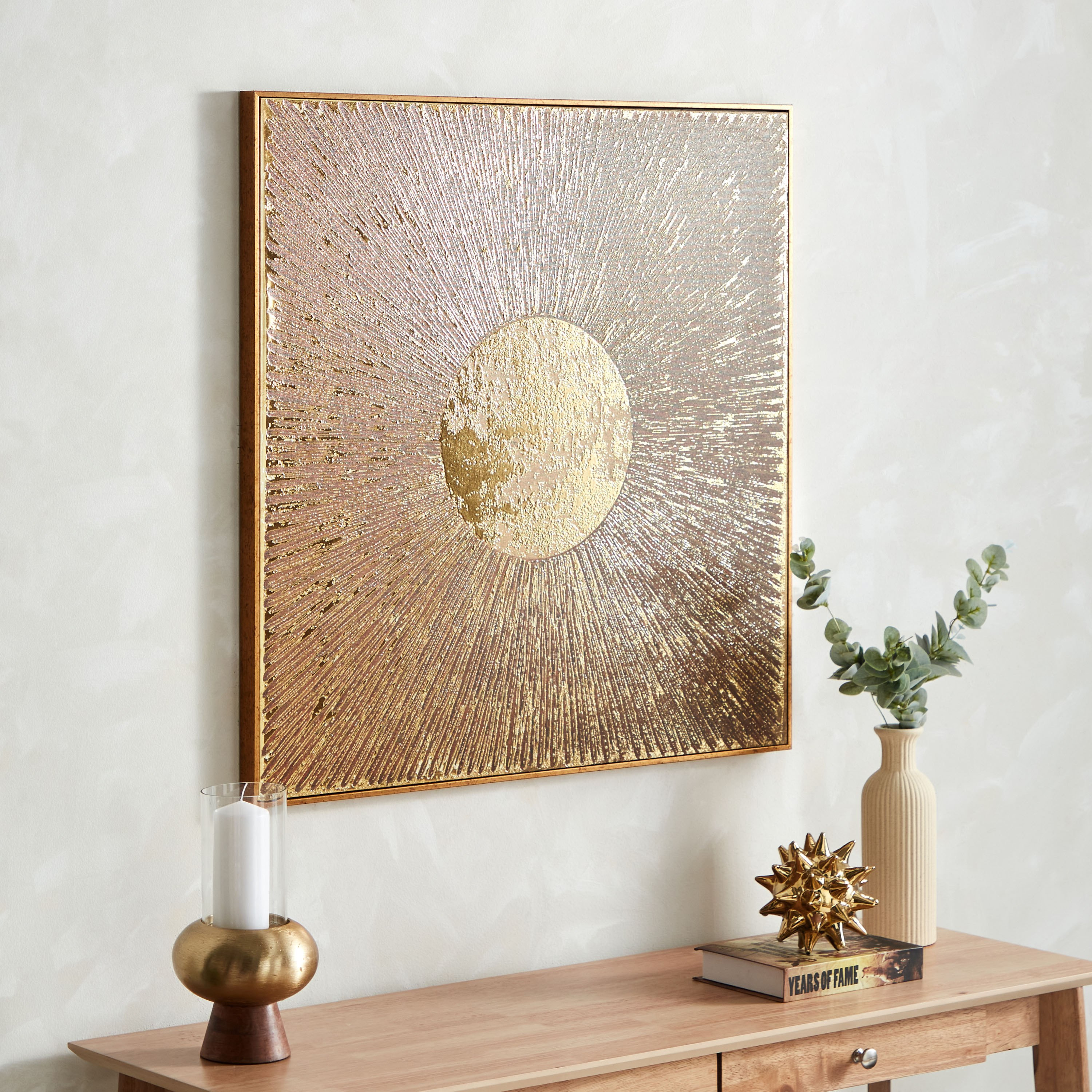 لوحة مؤطرة مع سطح شديد اللمعان من سايبرس - 80x80x2.8 سم-hbxhomeware-hbxdecorandfurnishings-image-1