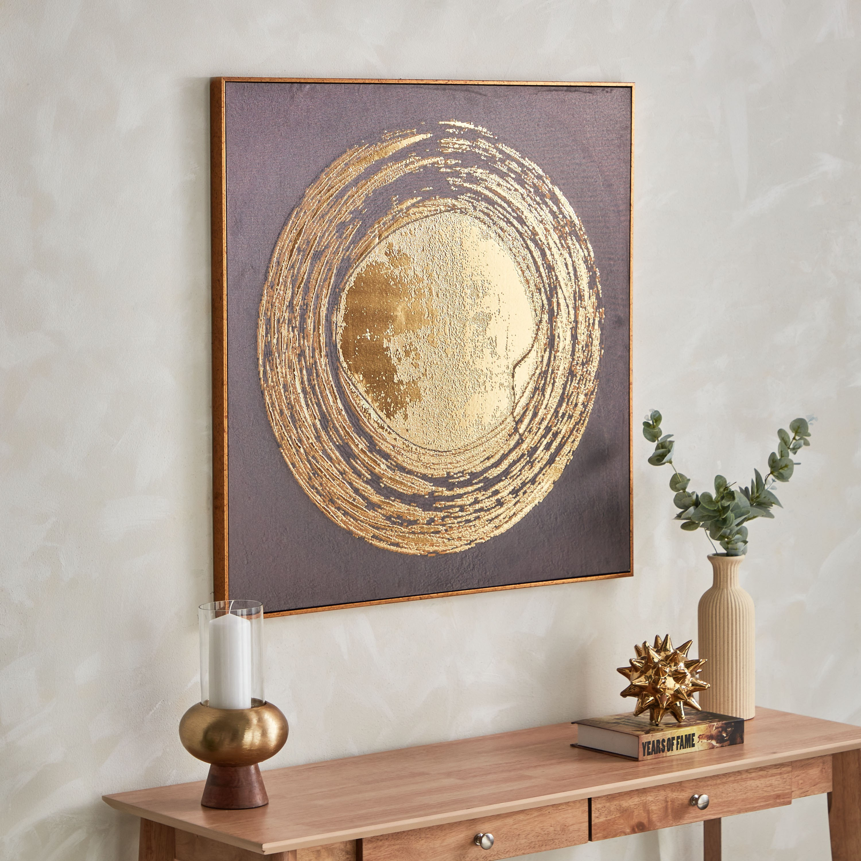 لوحة مؤطرة مع سطح شديد اللمعان من سايبرس - 80x80x2.8 سم-hbxhomeware-hbxdecorandfurnishings-image-1