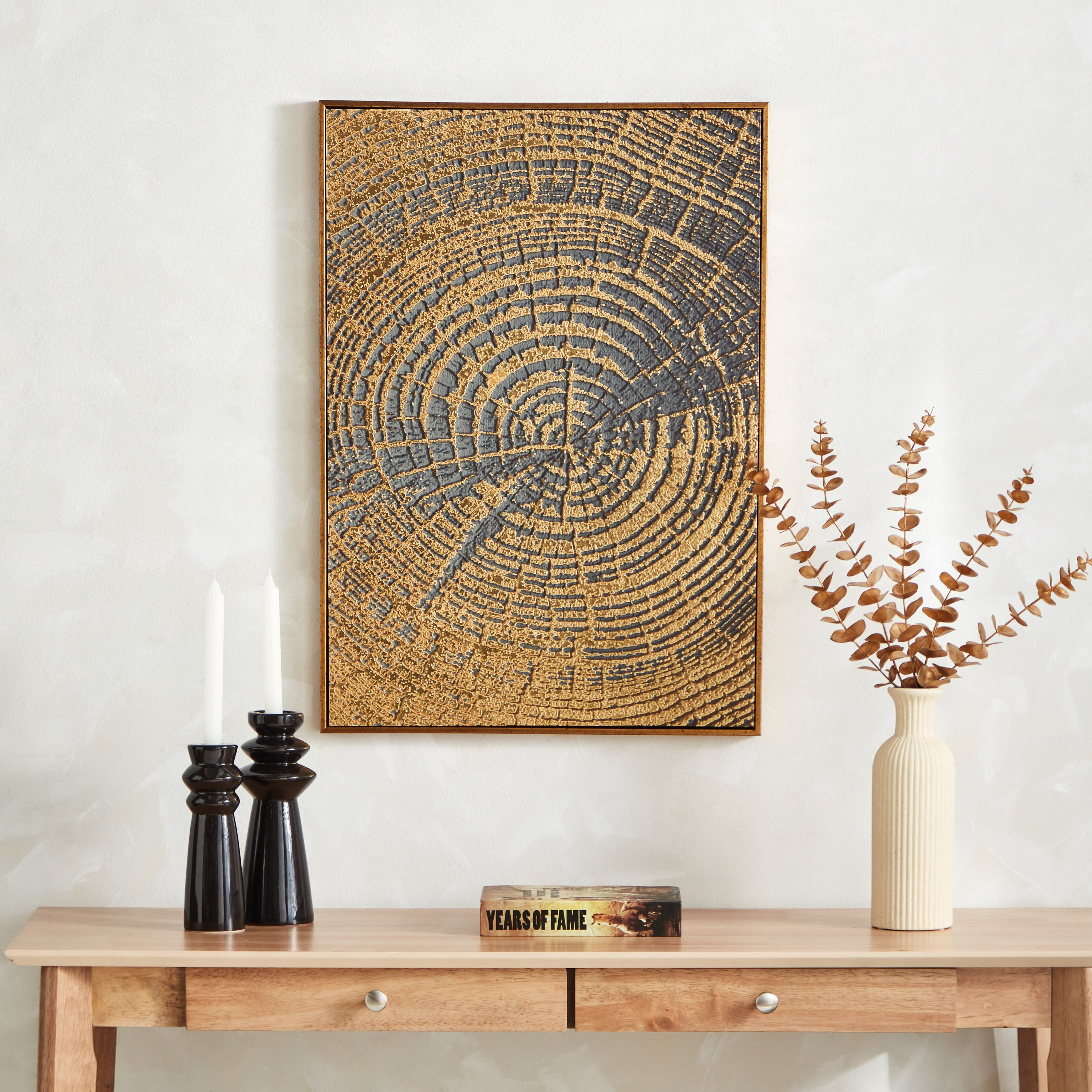 لوحة مؤطرة مع سطح شديد اللمعان من سايبرس - 50x70x2.8 سم-hbxhomeware-hbxdecorandfurnishings-image-2