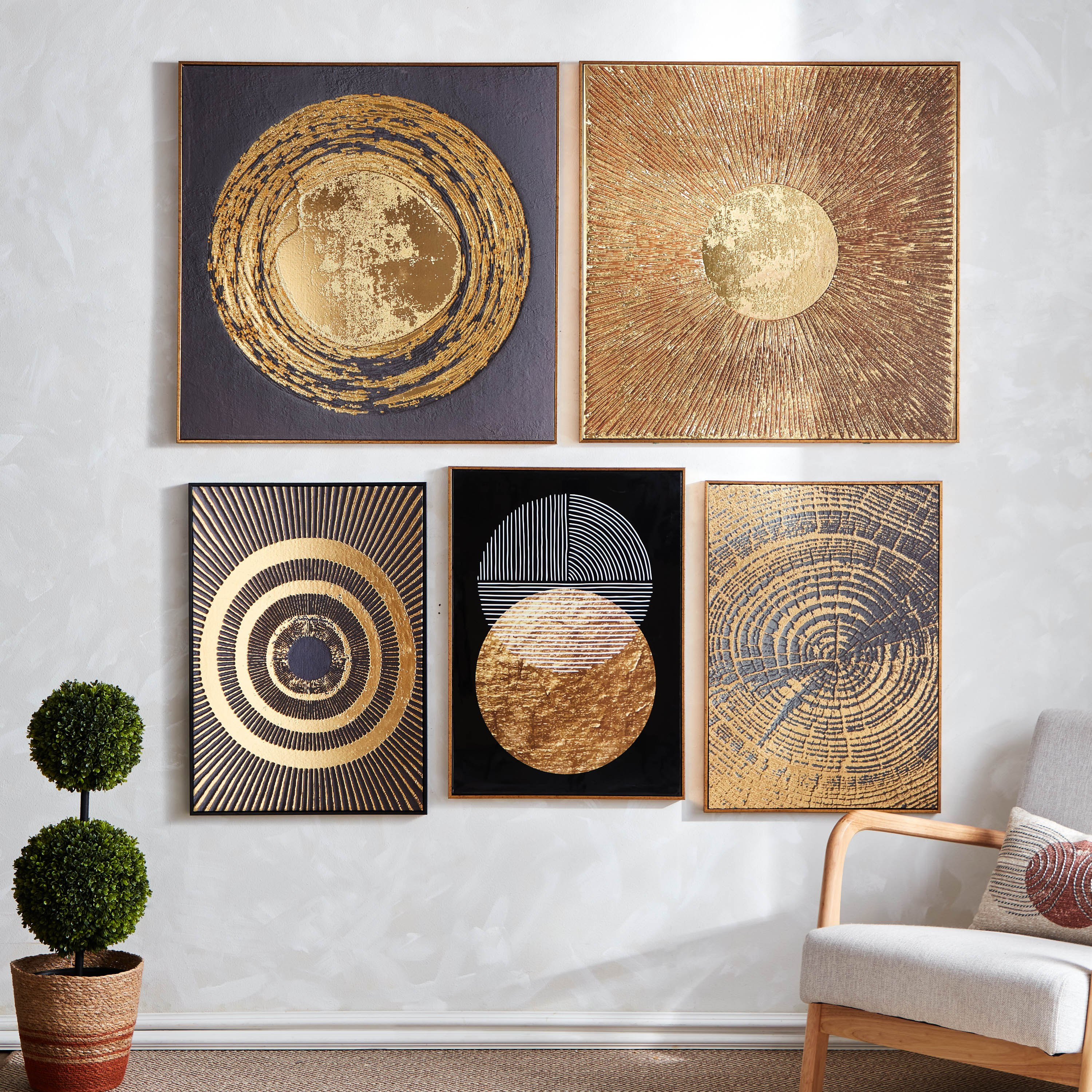 لوحة مؤطرة مع سطح شديد اللمعان من سايبرس - 50x70x2.8 سم-hbxhomeware-hbxdecorandfurnishings-image-5