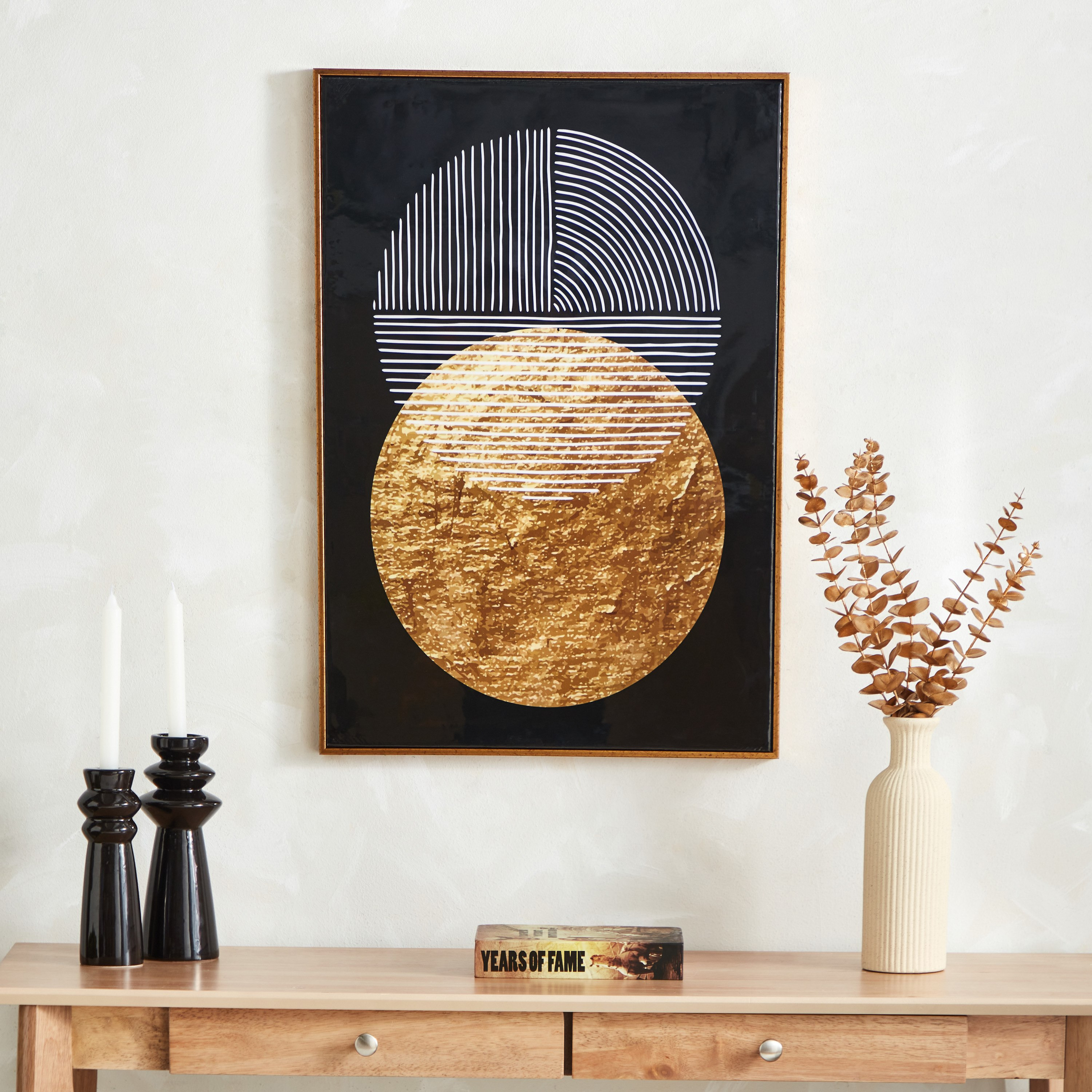 لوحة مؤطرة مع سطح شديد اللمعان من سايبرس - 50x70x2.8 سم-hbxhomeware-hbxdecorandfurnishings-image-2