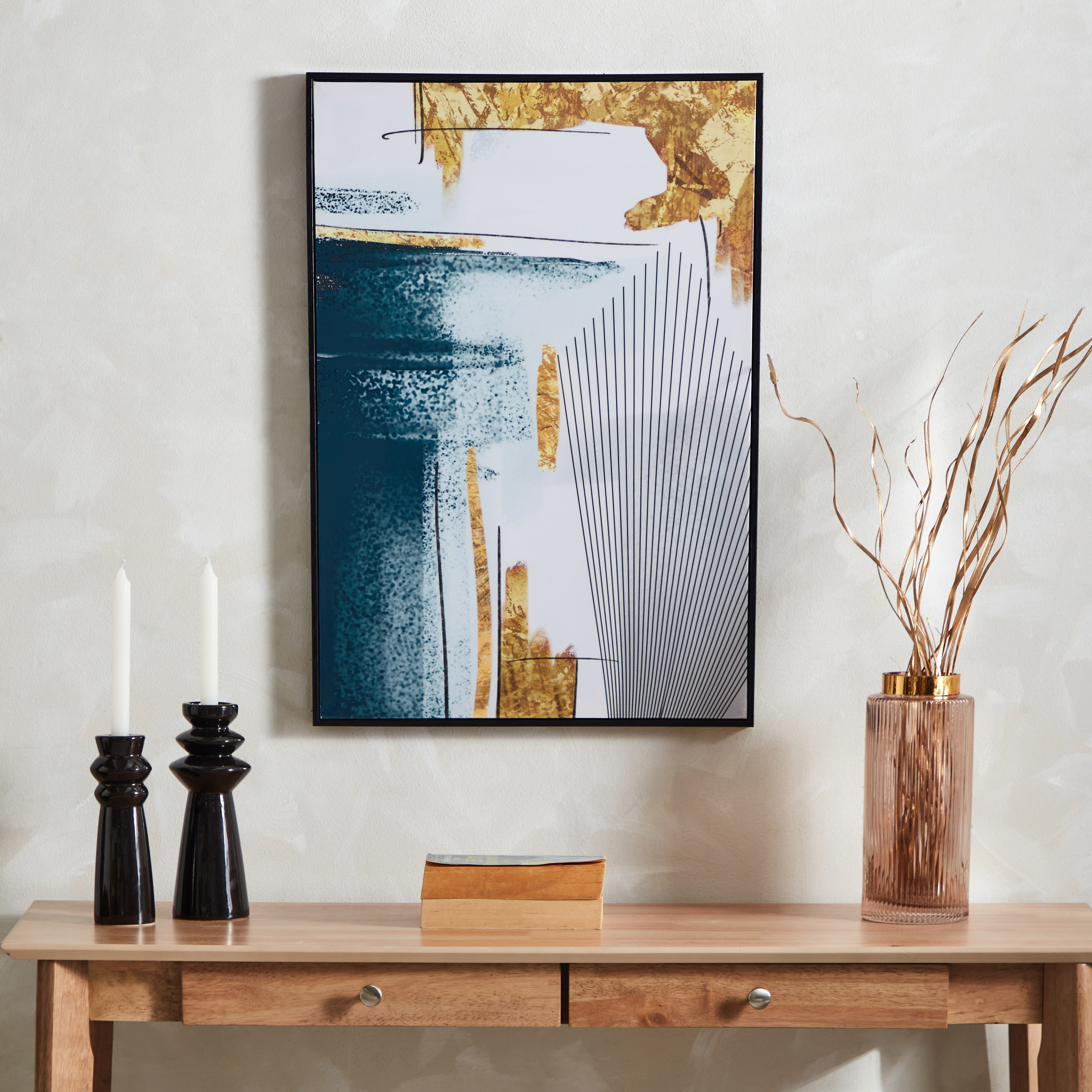 لوحة مؤطرة مع سطح شديد اللمعان من سايبرس - 50x70x2.8 سم-hbxhomeware-hbxdecorandfurnishings-image-2