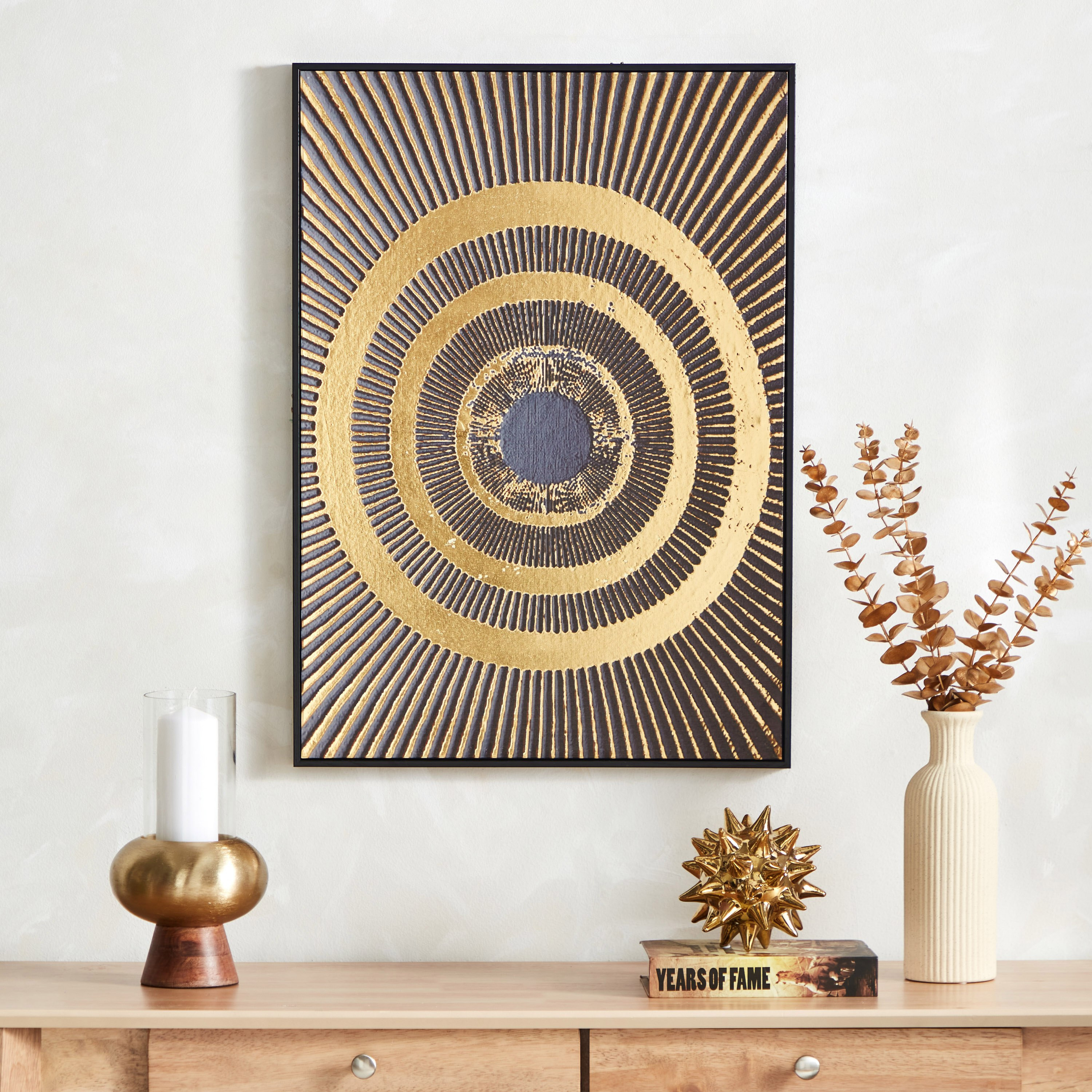 لوحة مؤطرة مع سطح شديد اللمعان من سايبرس - 50x70x2.8 سم-hbxhomeware-hbxdecorandfurnishings-image-2