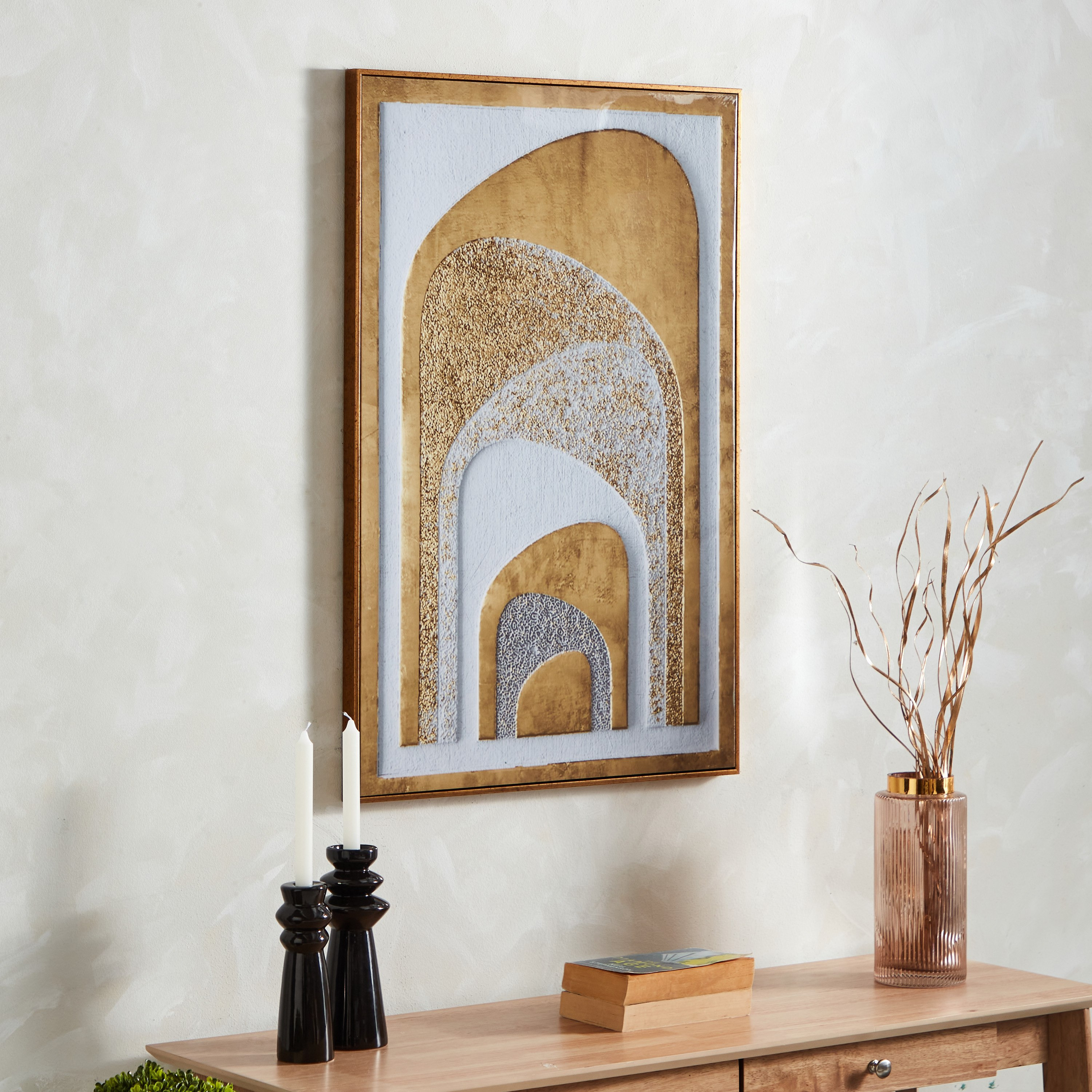 لوحة مؤطرة مع سطح شديد اللمعان من سايبرس - 60x90x2.8 سم-hbxhomeware-hbxdecorandfurnishings-image-1