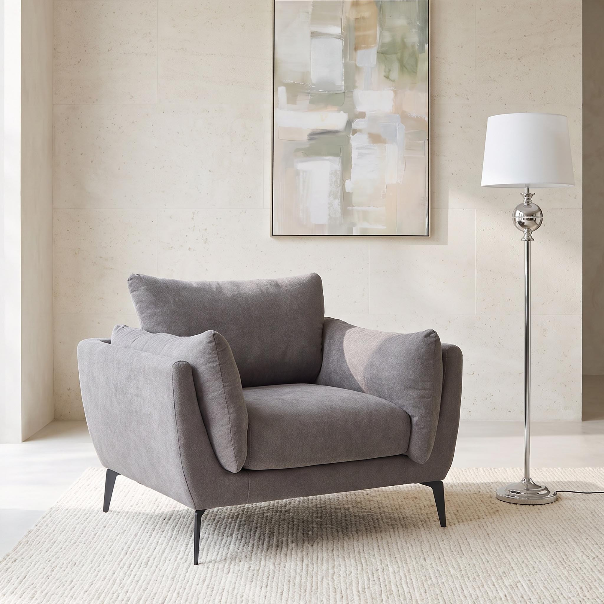 Lucina Fabric Armchair Sofa-hbxlivingroom-sofasandarmchairs-sofas-image-1
