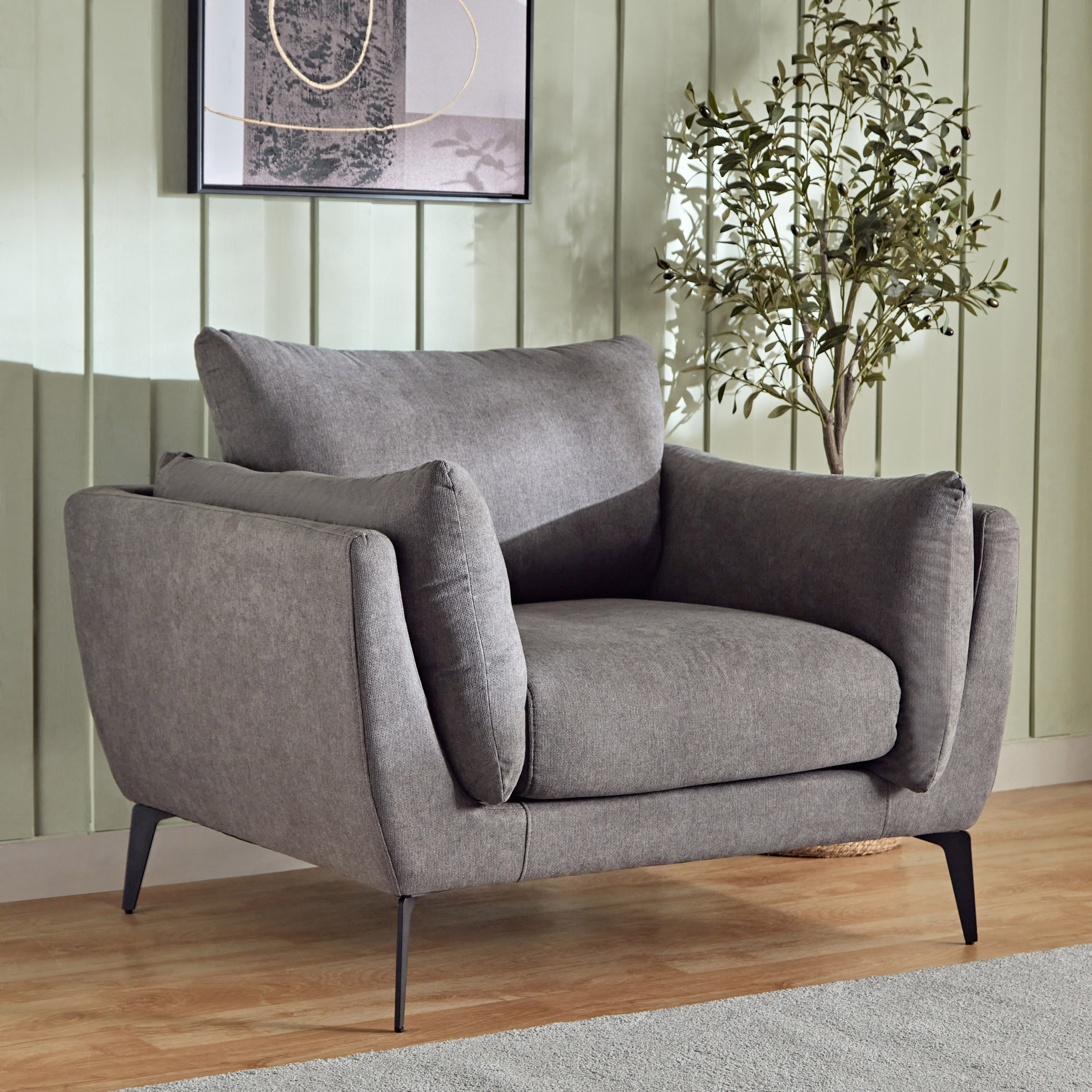 Lucina Fabric Armchair Sofa-hbxlivingroom-sofasandarmchairs-sofas-image-2