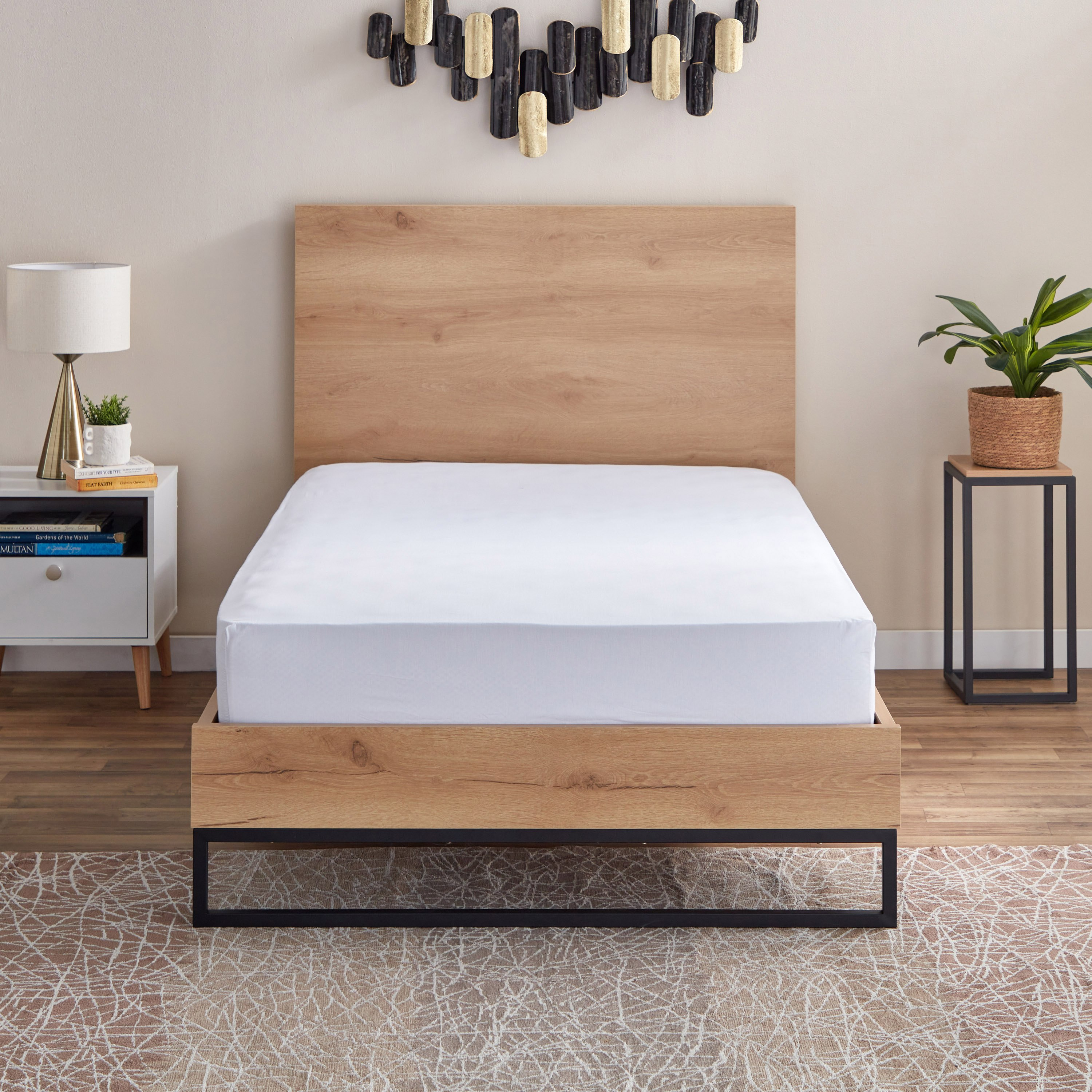 شرشف مطاطي فردي قطن بي سي أي من إسنشيال - 90x200+25 سم-hbxhomeware-hbxbedroom-image-2
