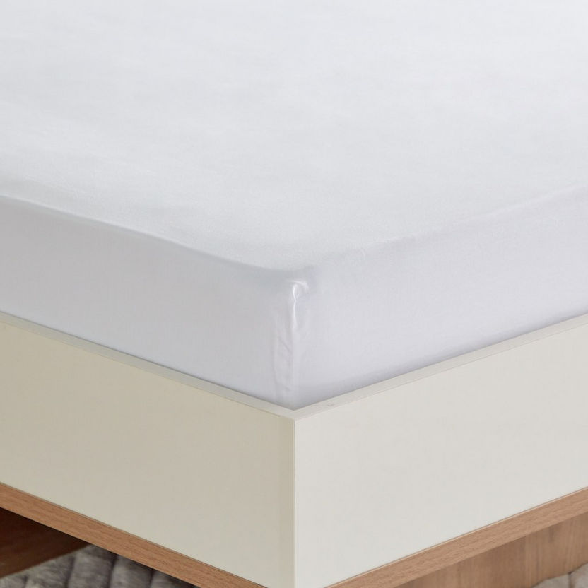 Essential Cotton Queen Fitted Sheet - 150x200+25 cm-Sheets and Pillow Covers-image-4