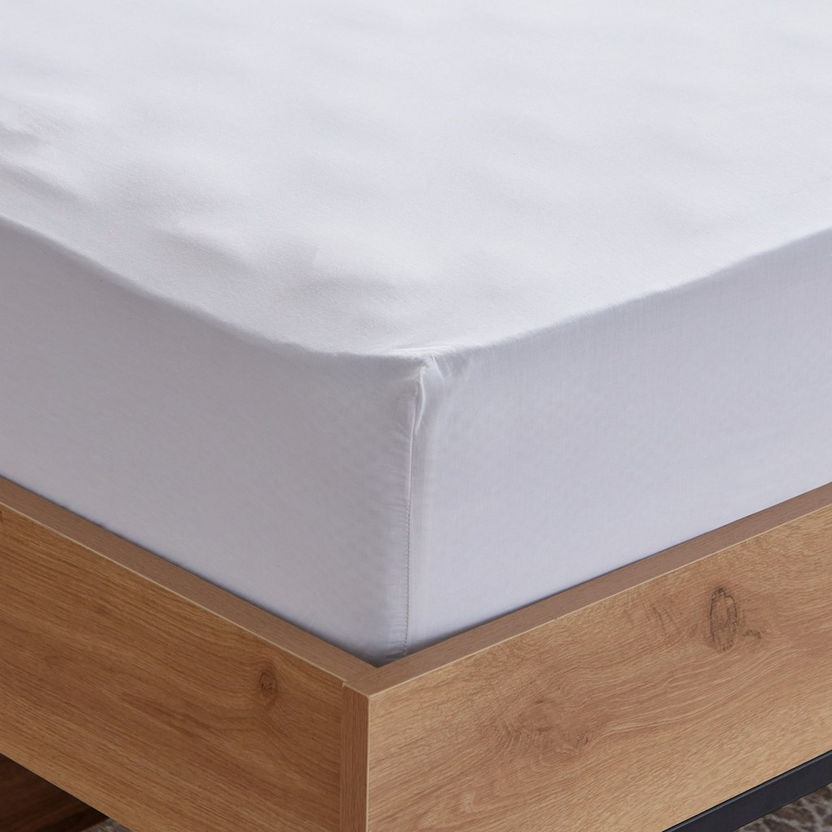 Essential Cotton Twin Flat Sheet - 170x260 cm-Sheets and Pillow Covers-image-5